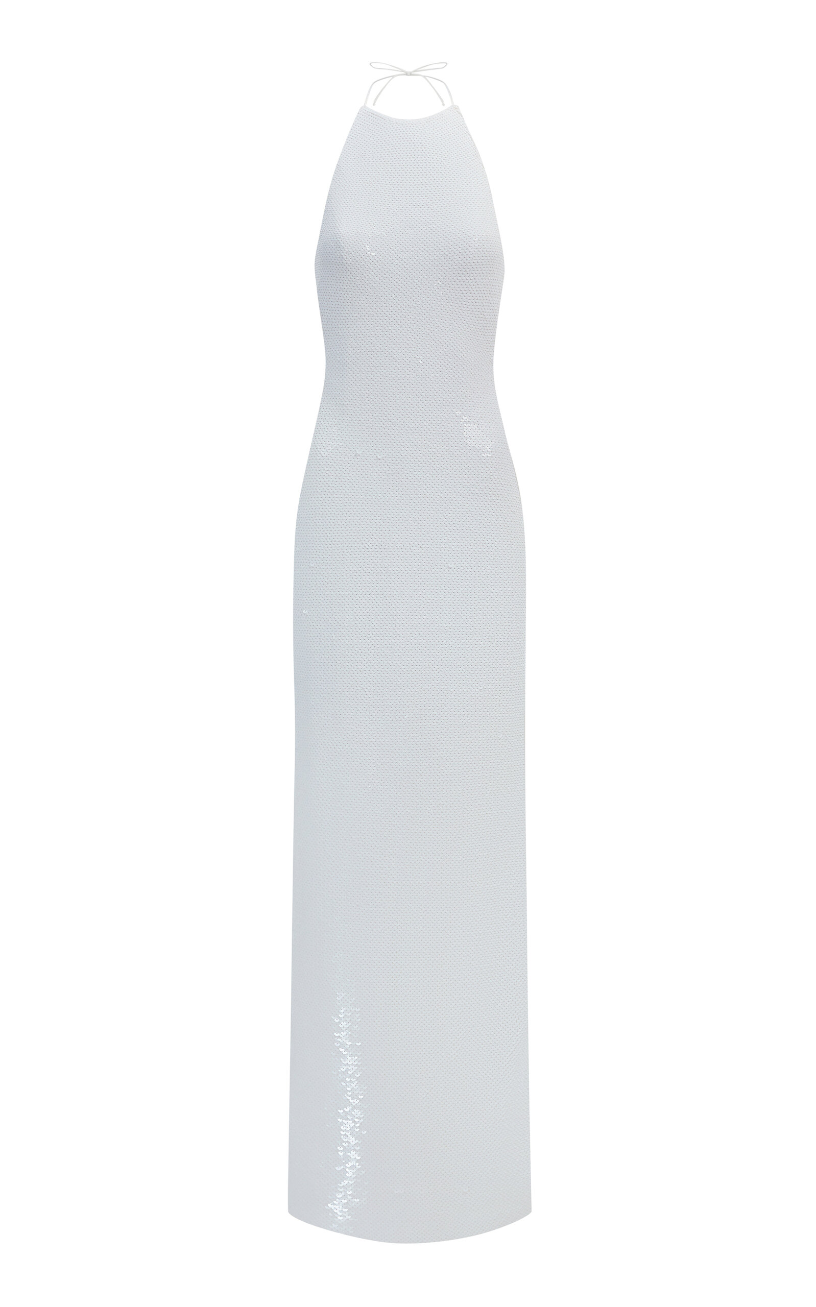 The New Arrivals Ilkyaz Ozel Cindy Open-back Maxi Dress In White