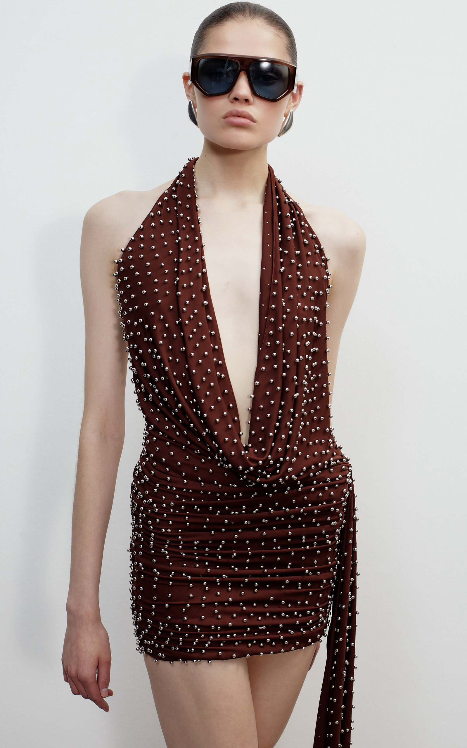 The New Arrivals Ilkyaz Ozel Agel Plunging Top