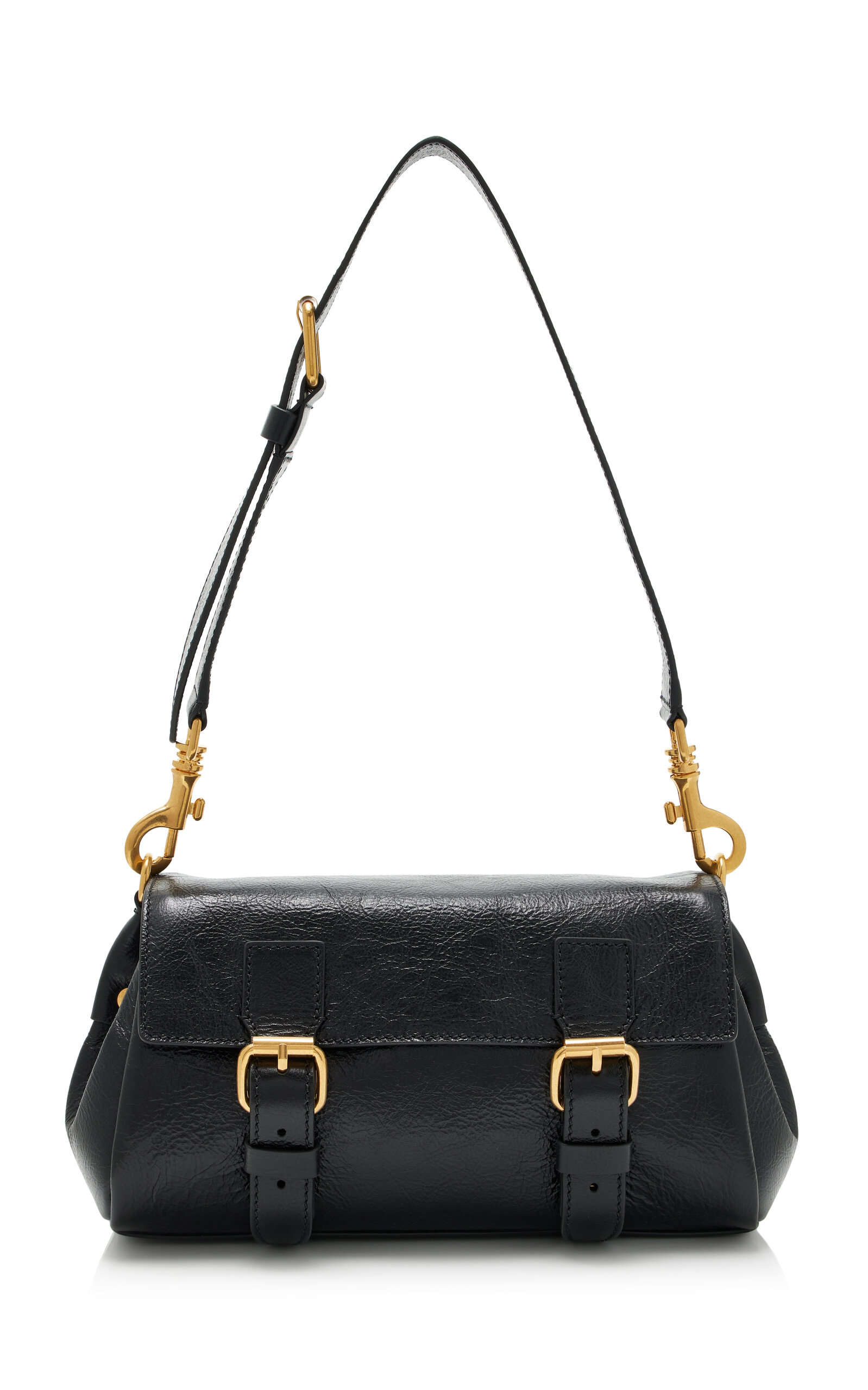 Dries Van Noten Leather Satchel Bag - Black - OS - Women's Bags