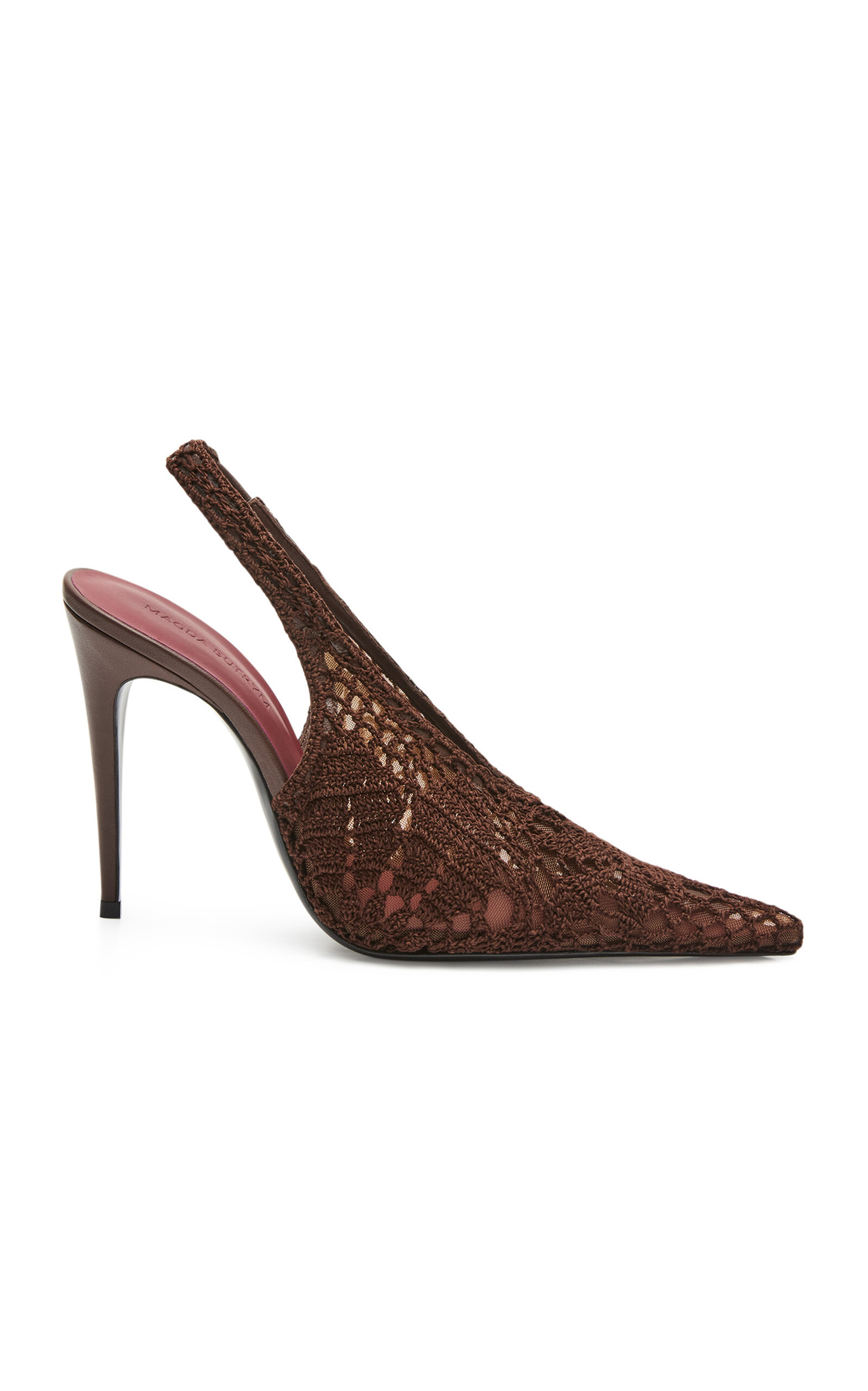 Magda Butrym Slingback Crochet Pumps