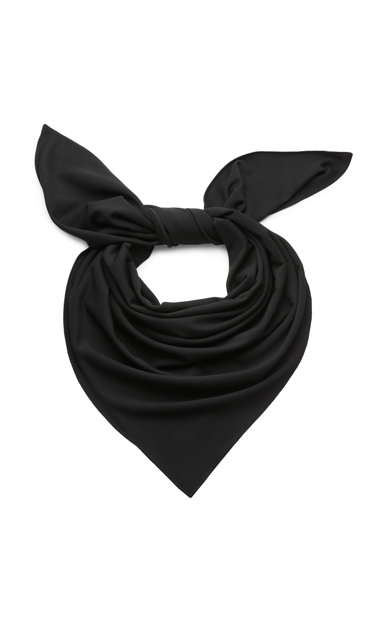 Magda Butrym Silk Scarf - Black - OS