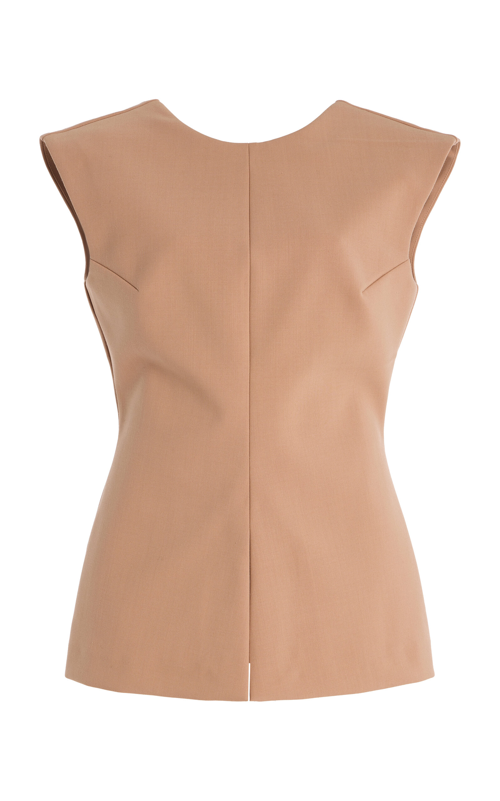 Curved Open-Back Top