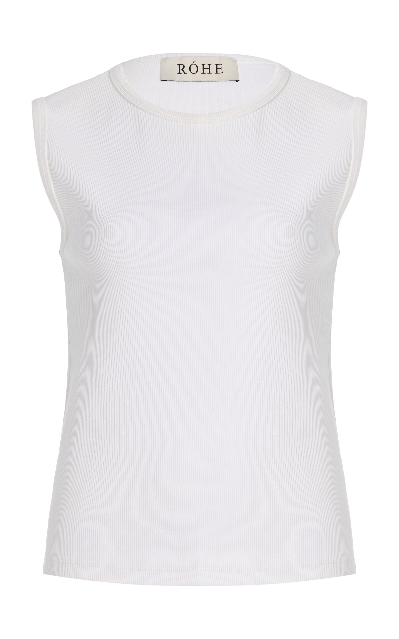 Dense Ribbed Cotton Tank Top