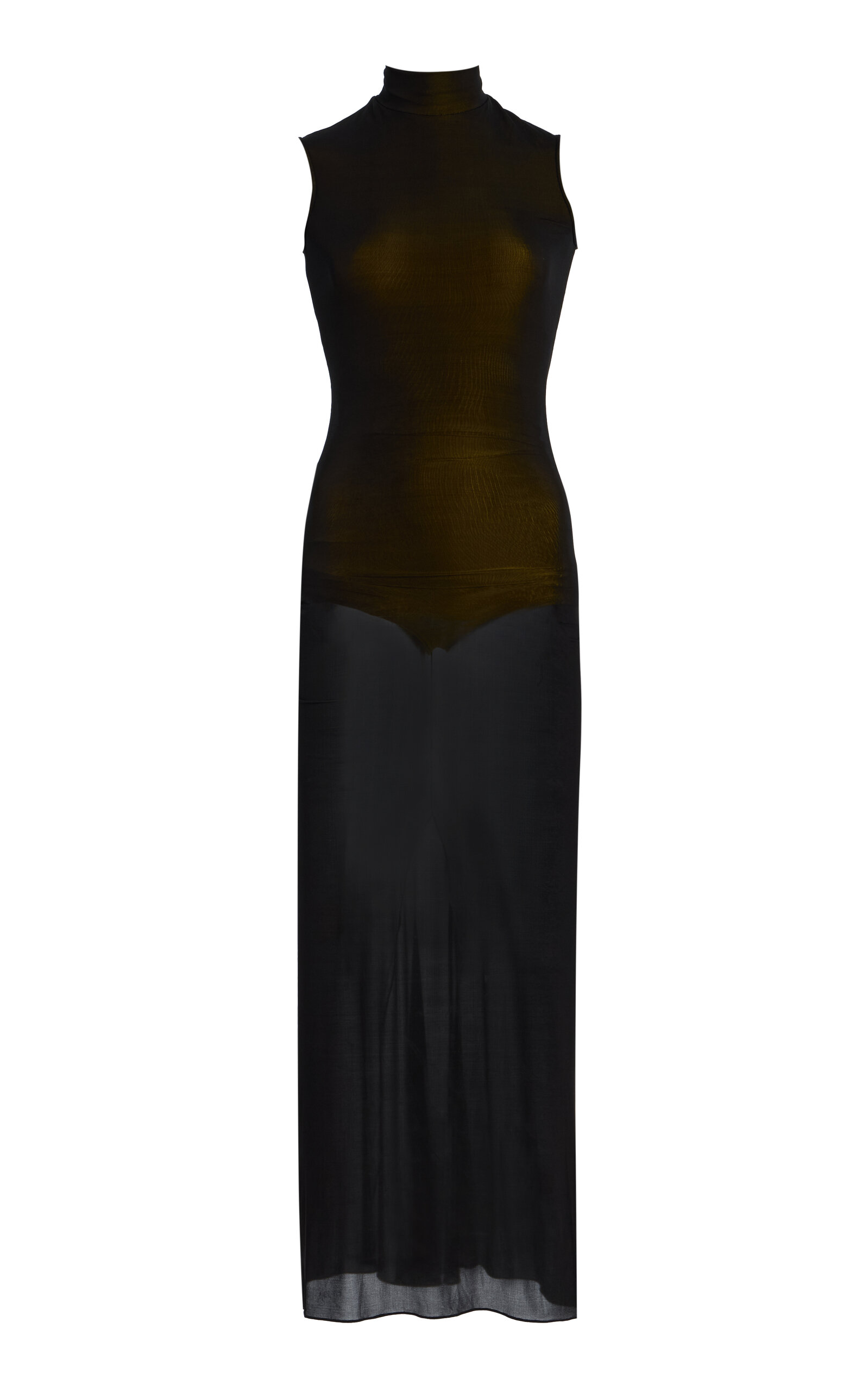 Yacht Sheer-Knit Midi Dress