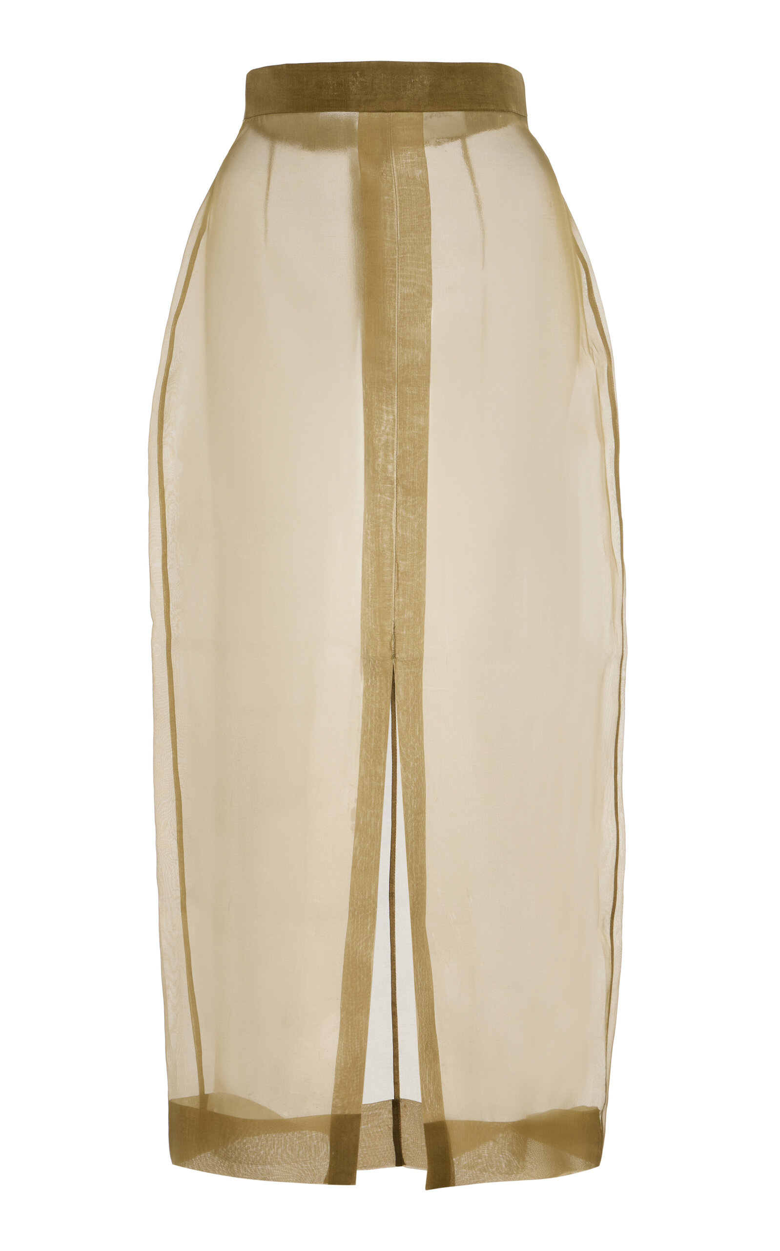 Silk Organza Midi Skirt