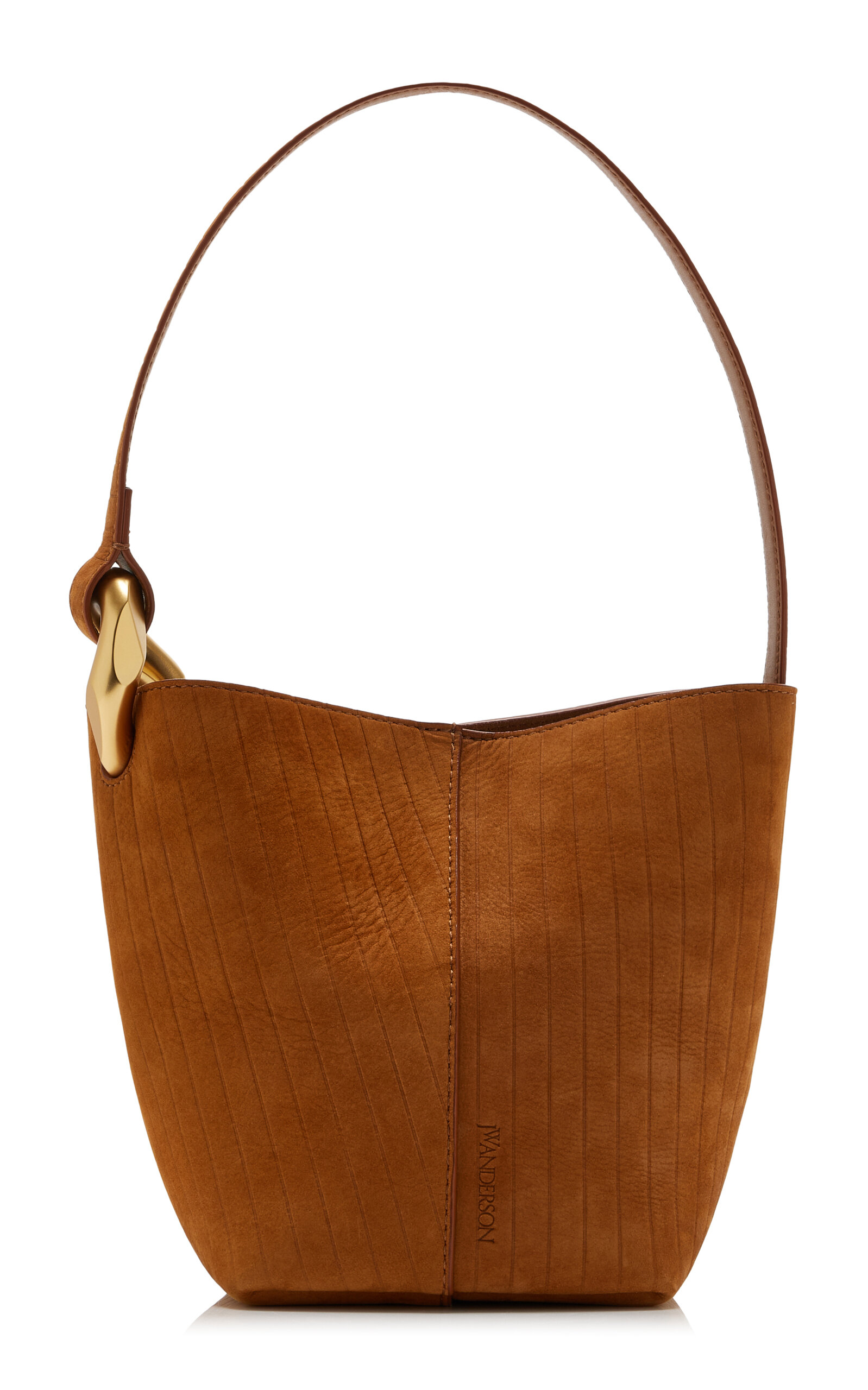 JW Anderson The JWA Corner Small Leather Bucket Bag