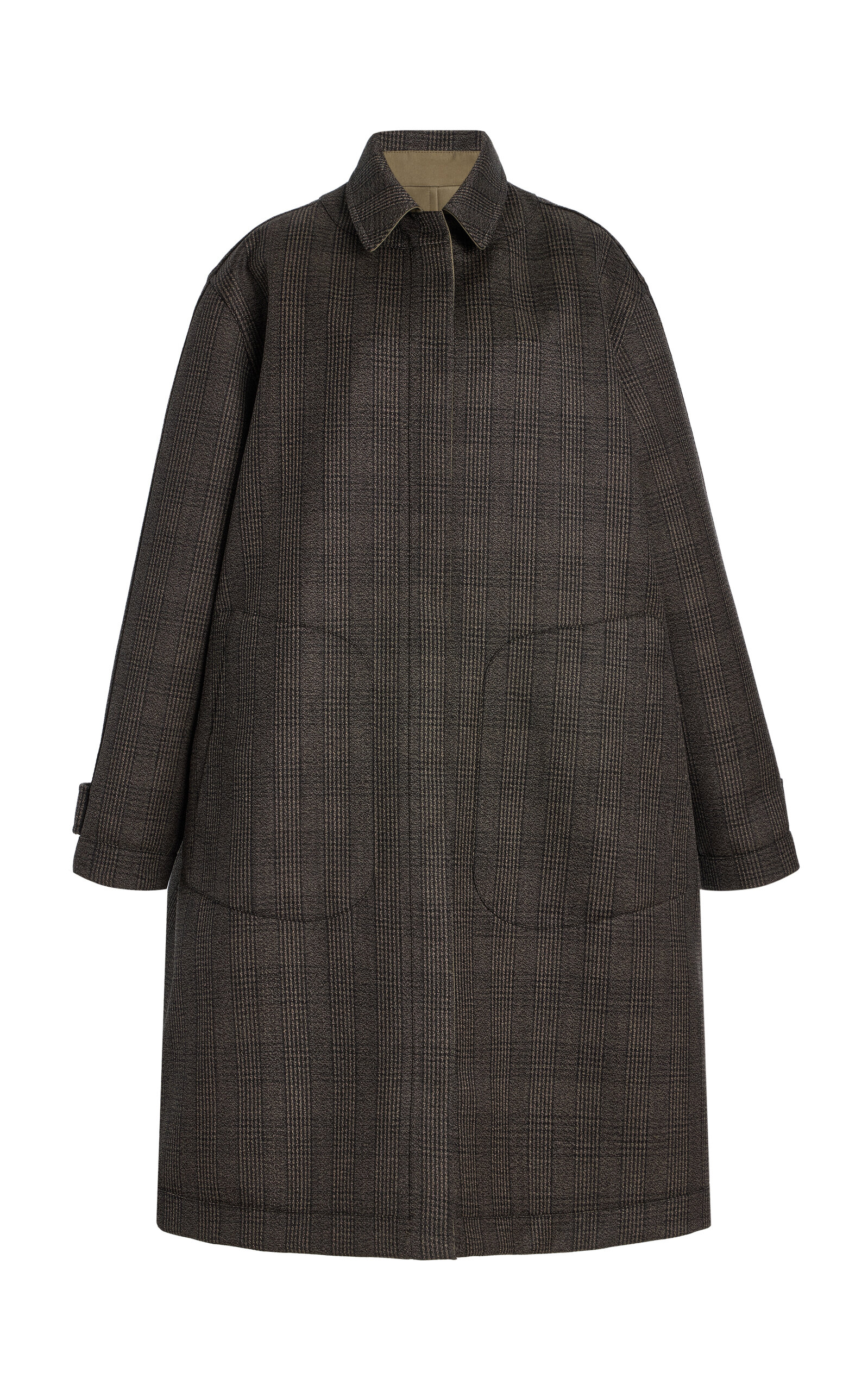 The Row Palomar Reversible Virgin Wool-blend Coat In Brown