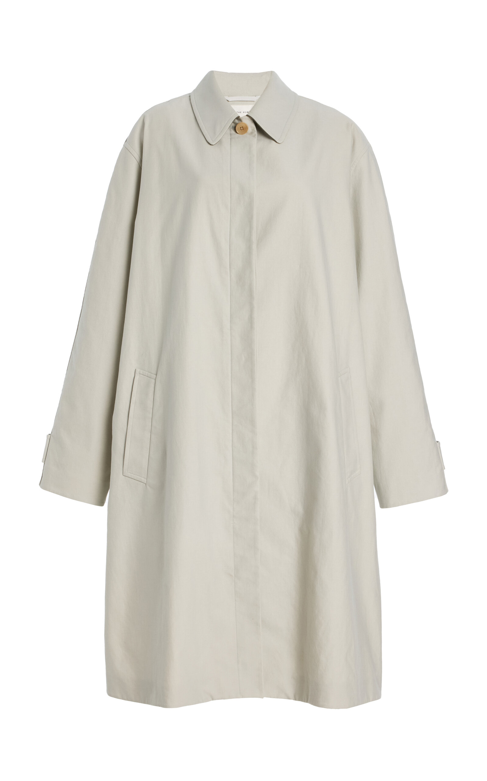 The Row Pluma Cotton-blend Trench Coat In White
