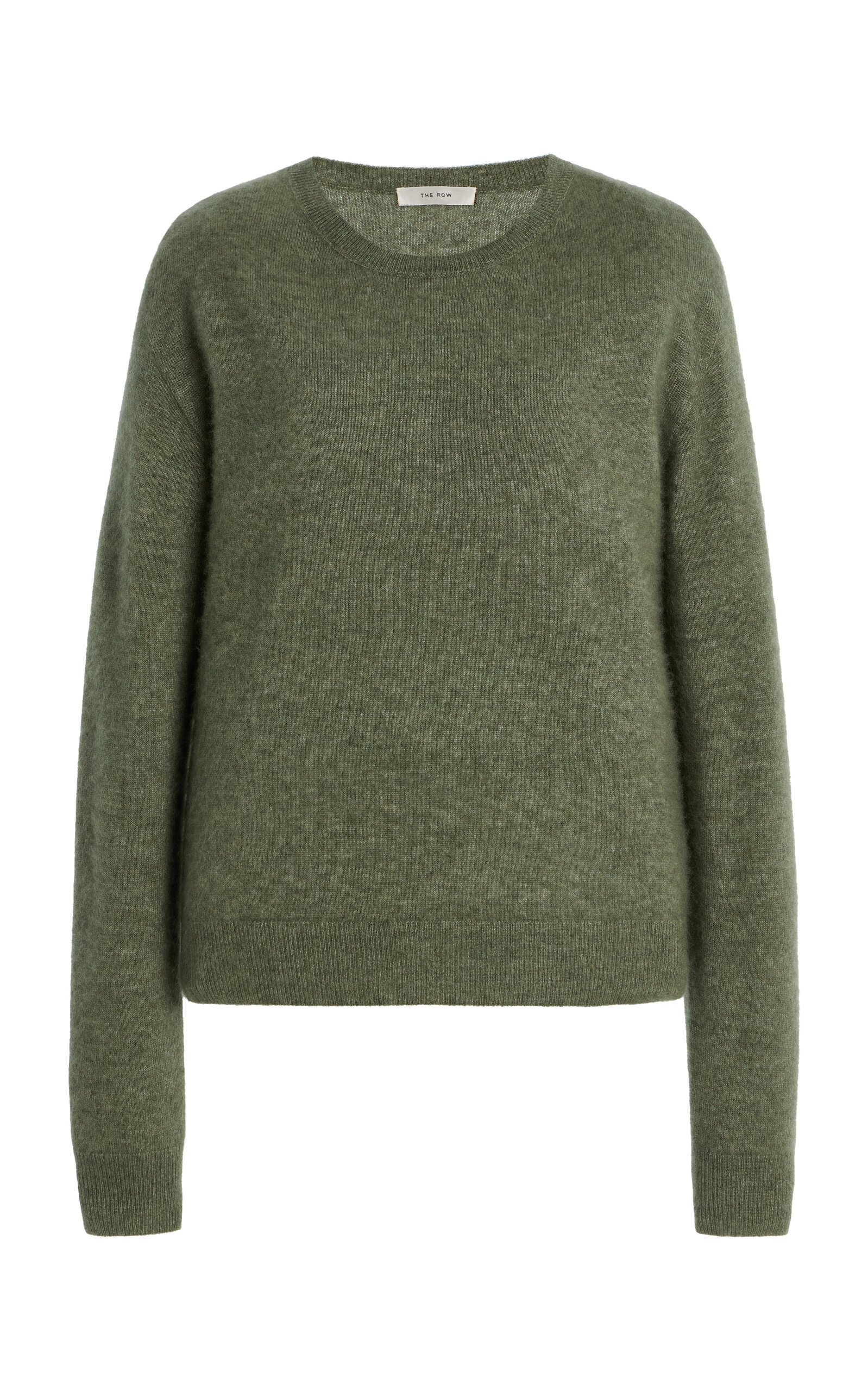 The Row Lorynna Cashmere-blend Sweater In Green