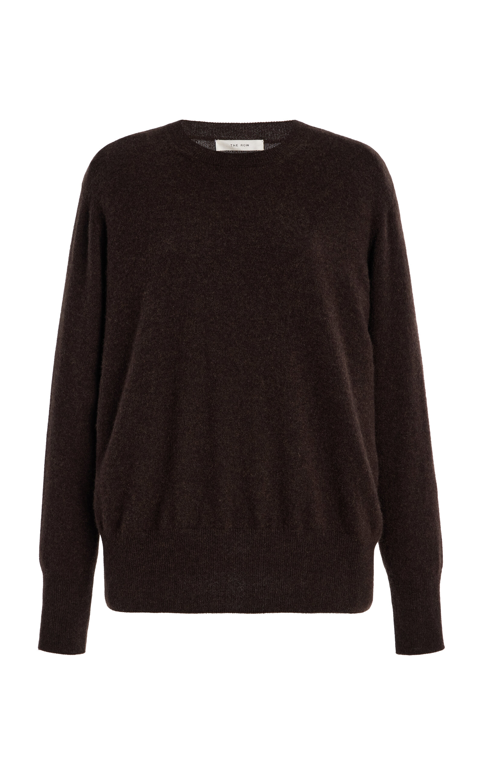 The Row Leilani Cashmere Sweater In Brown