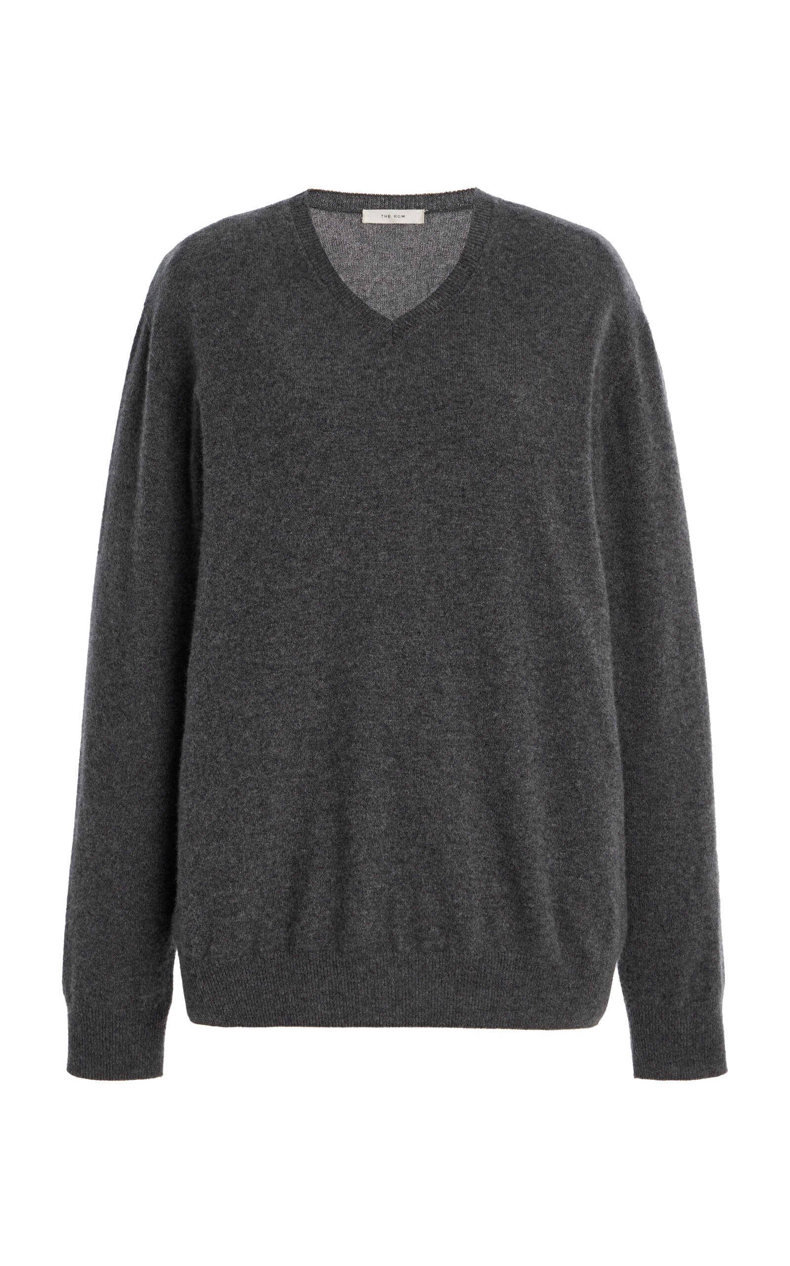 The Row Ligeia Cashmere Sweater In Gray