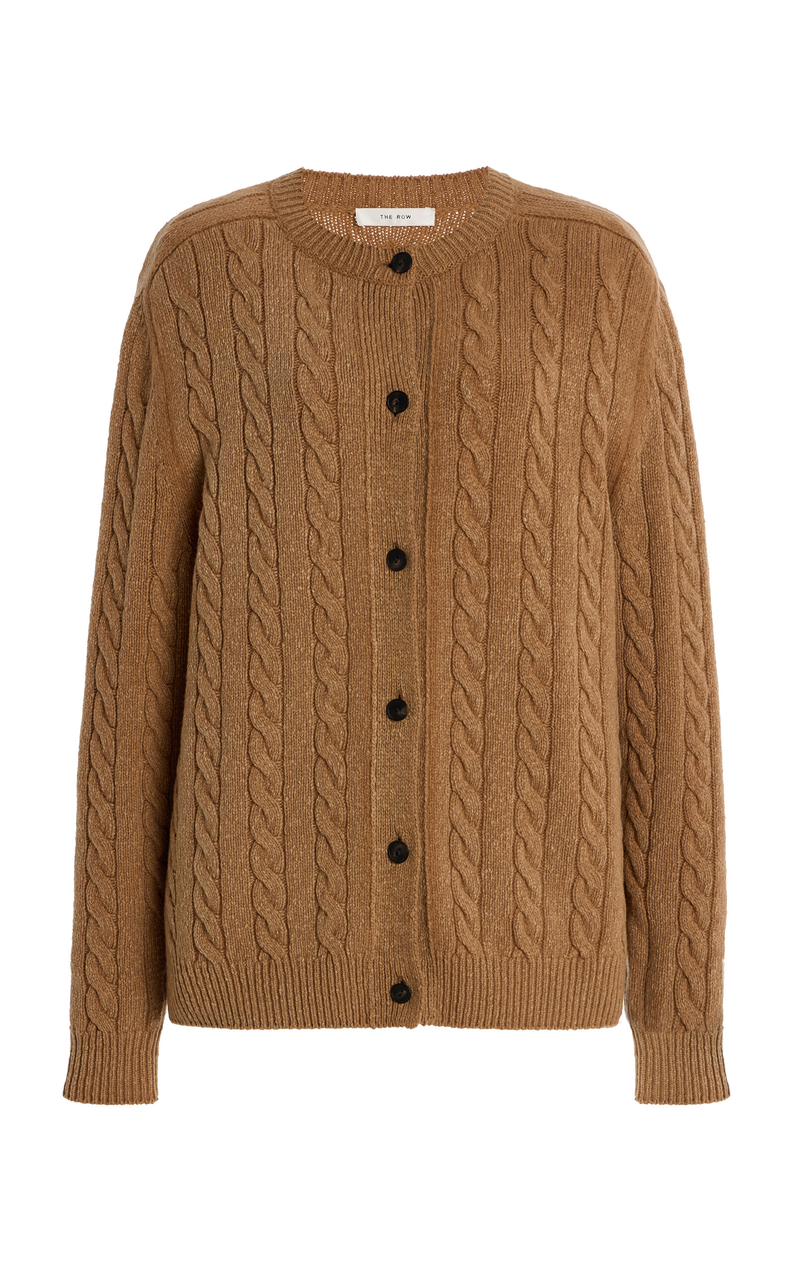 The Row Loneke Wool Cardigan In Neutral
