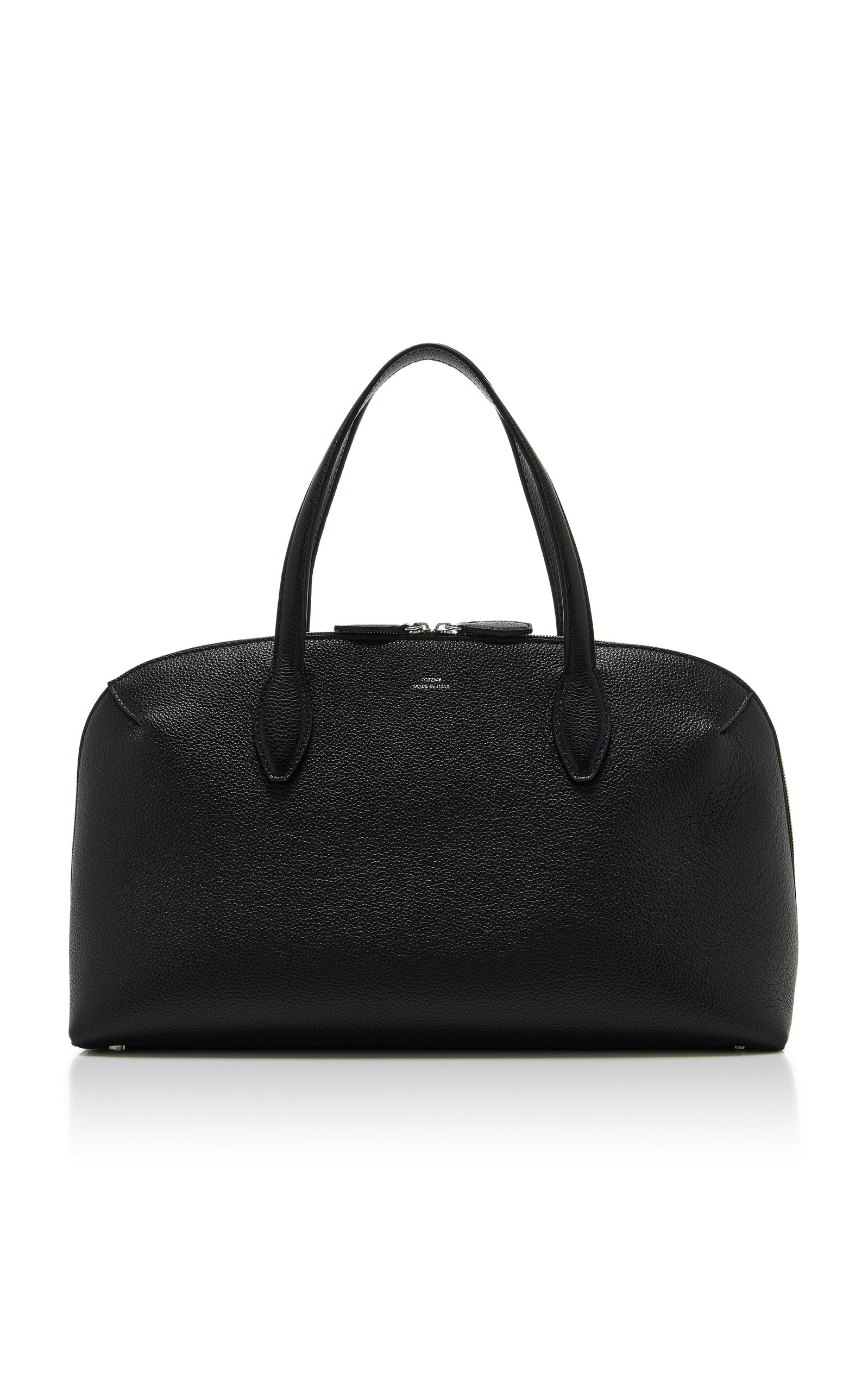 Toteme Medium Grained Leather Lounge Zip Tote