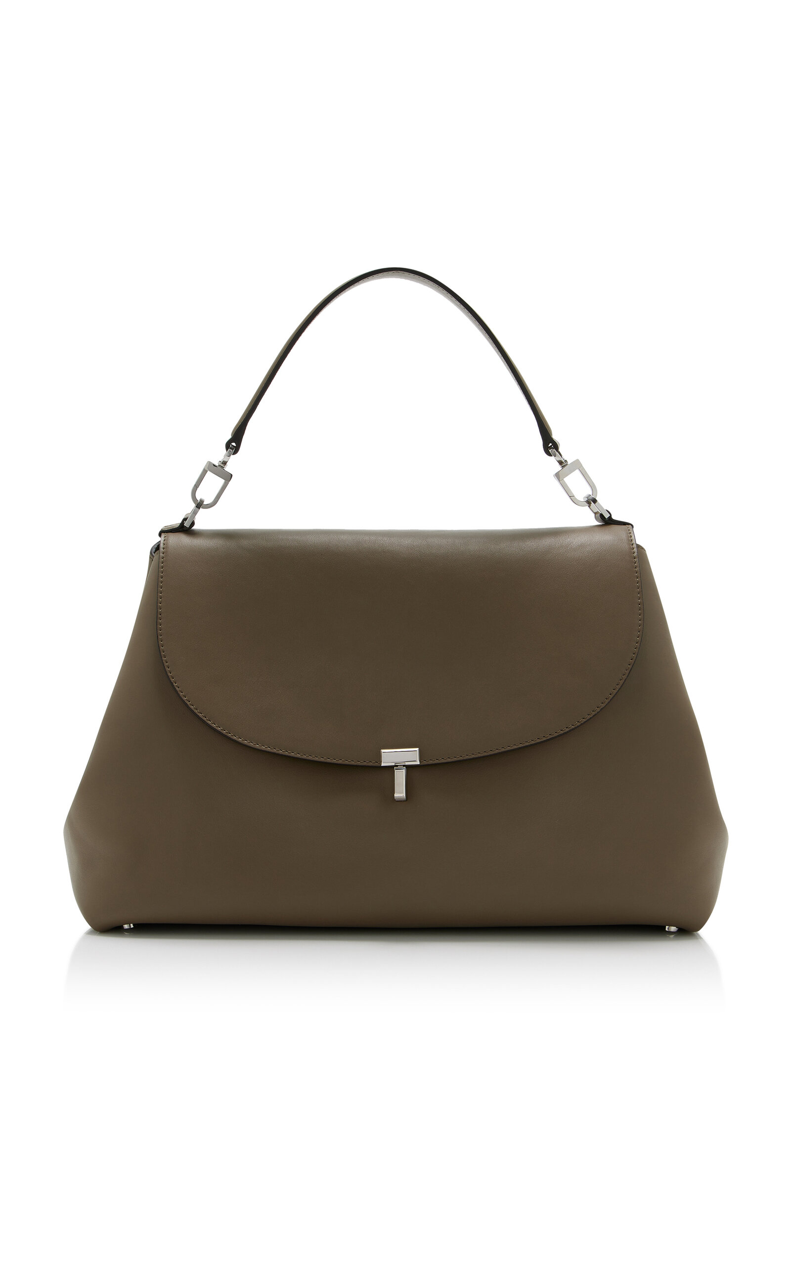 Toteme T-lock Leather Satchel