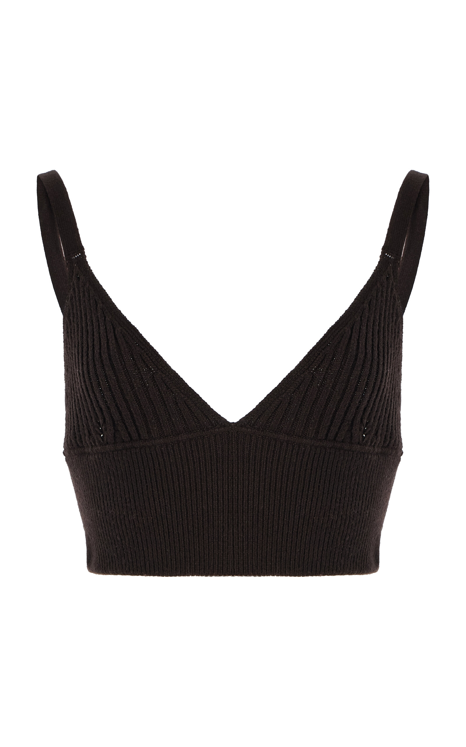 Michael Kors Collection Cashmere Bralette - Brown