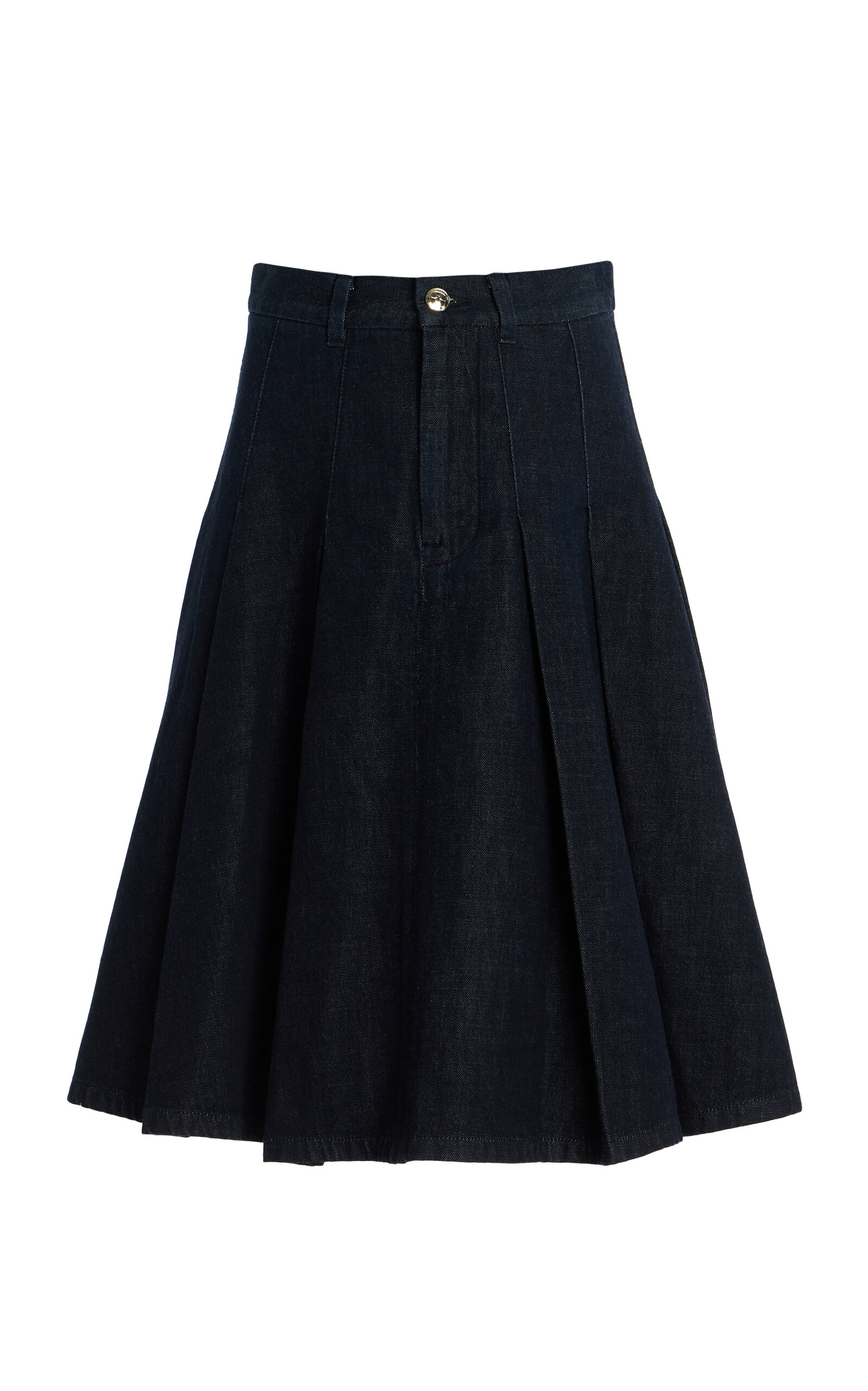 RÙADH The Reid Cotton Midi Skirt