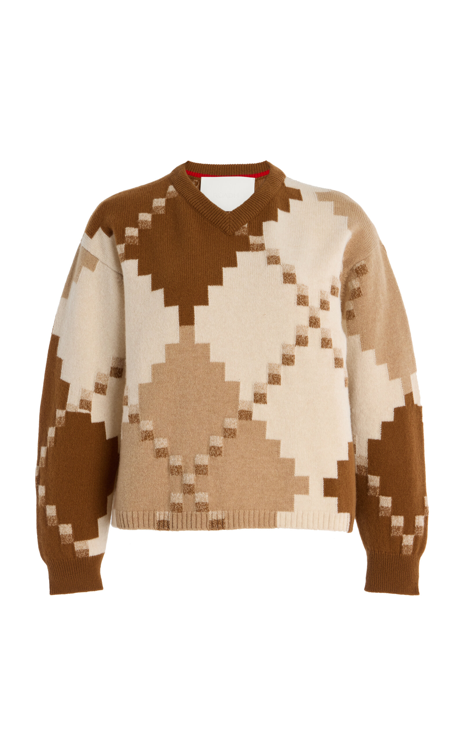 RÙADH The Ava Lambswool Sweater - Brown - XS