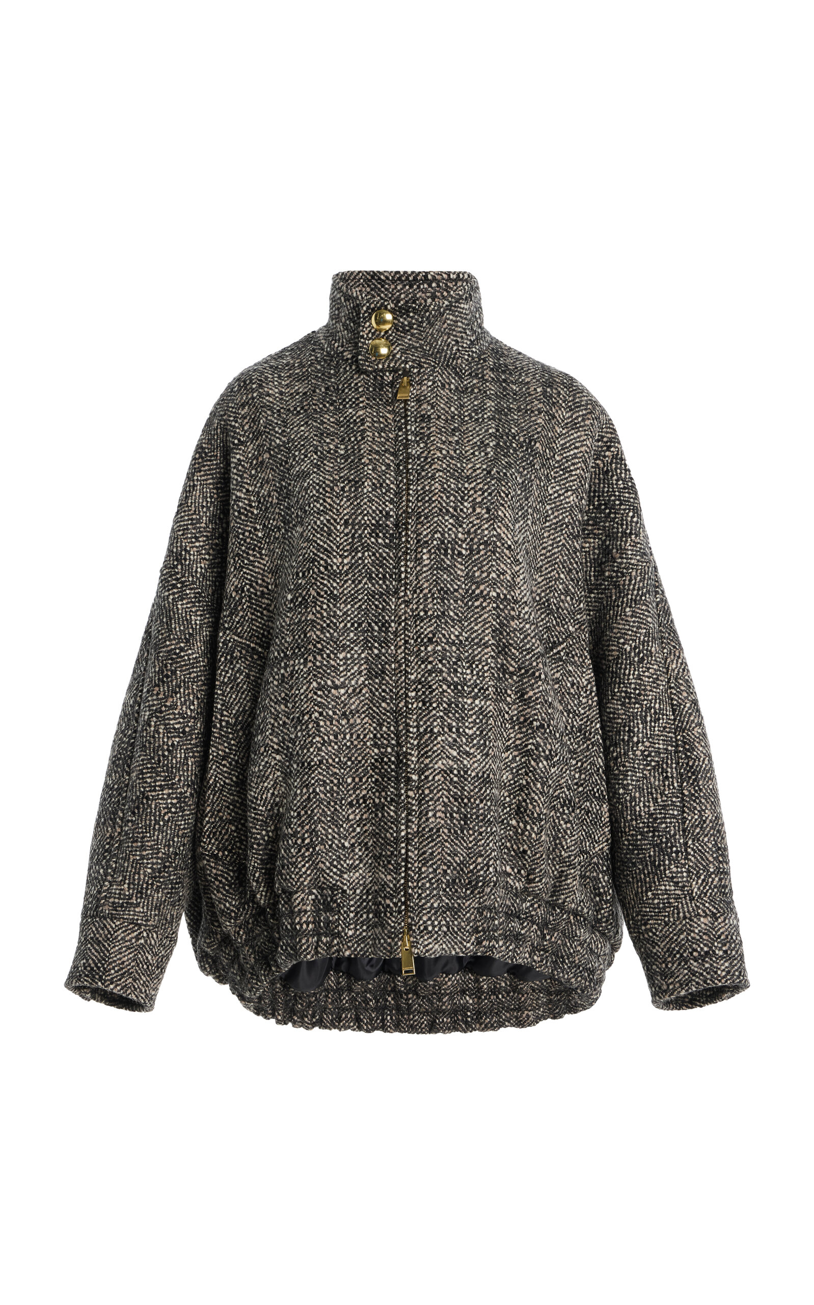 DARKPARK Lee Herringbone Wool Bomber Jacket - Women's Clothing