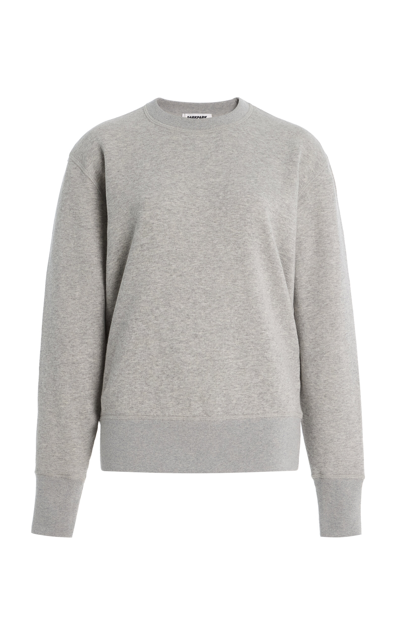 Darkpark Crewneck Sweater Dont Take Me Off Ever In Jersey In Gray