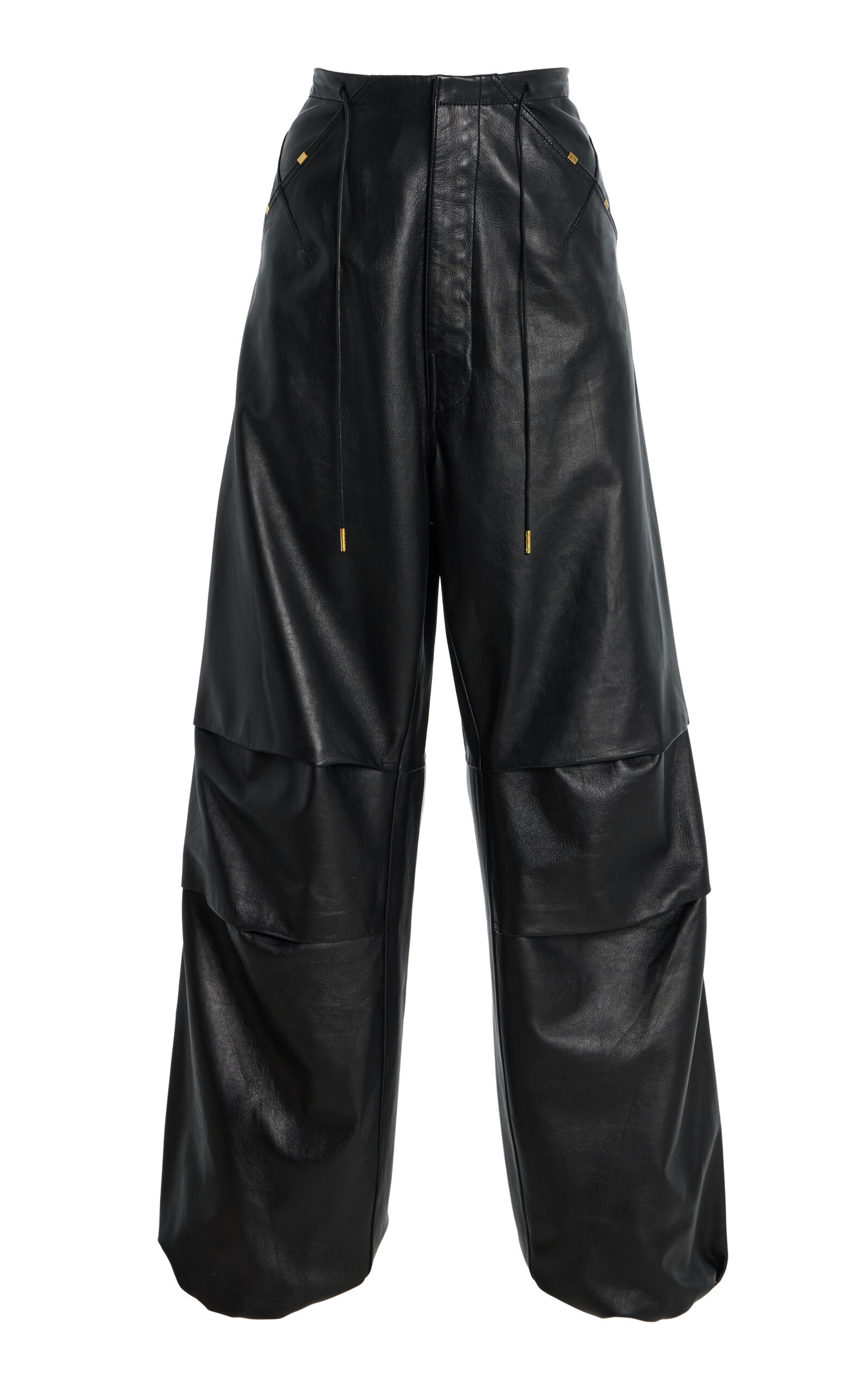 DARKPARK Daisy Plonge Leather Pants