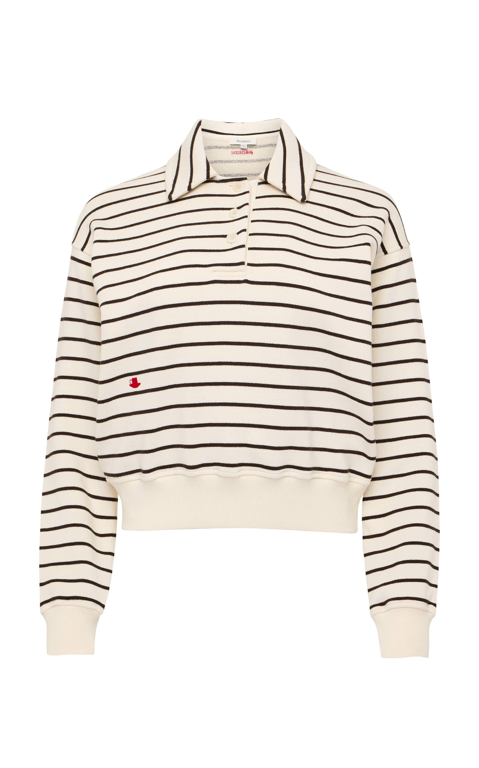 Cotton Polo Sweatshirt