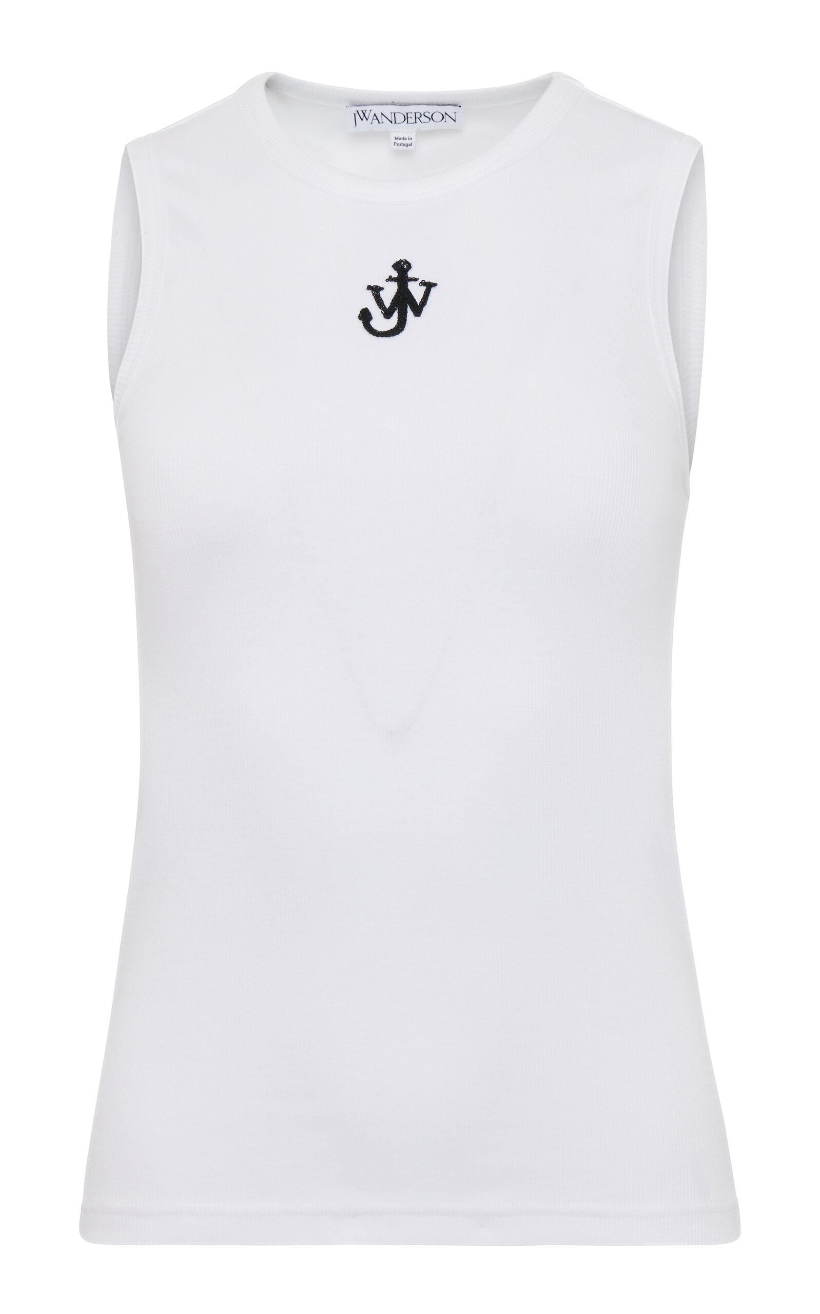 JW Anderson Anchor-Embroidered Cotton Vest