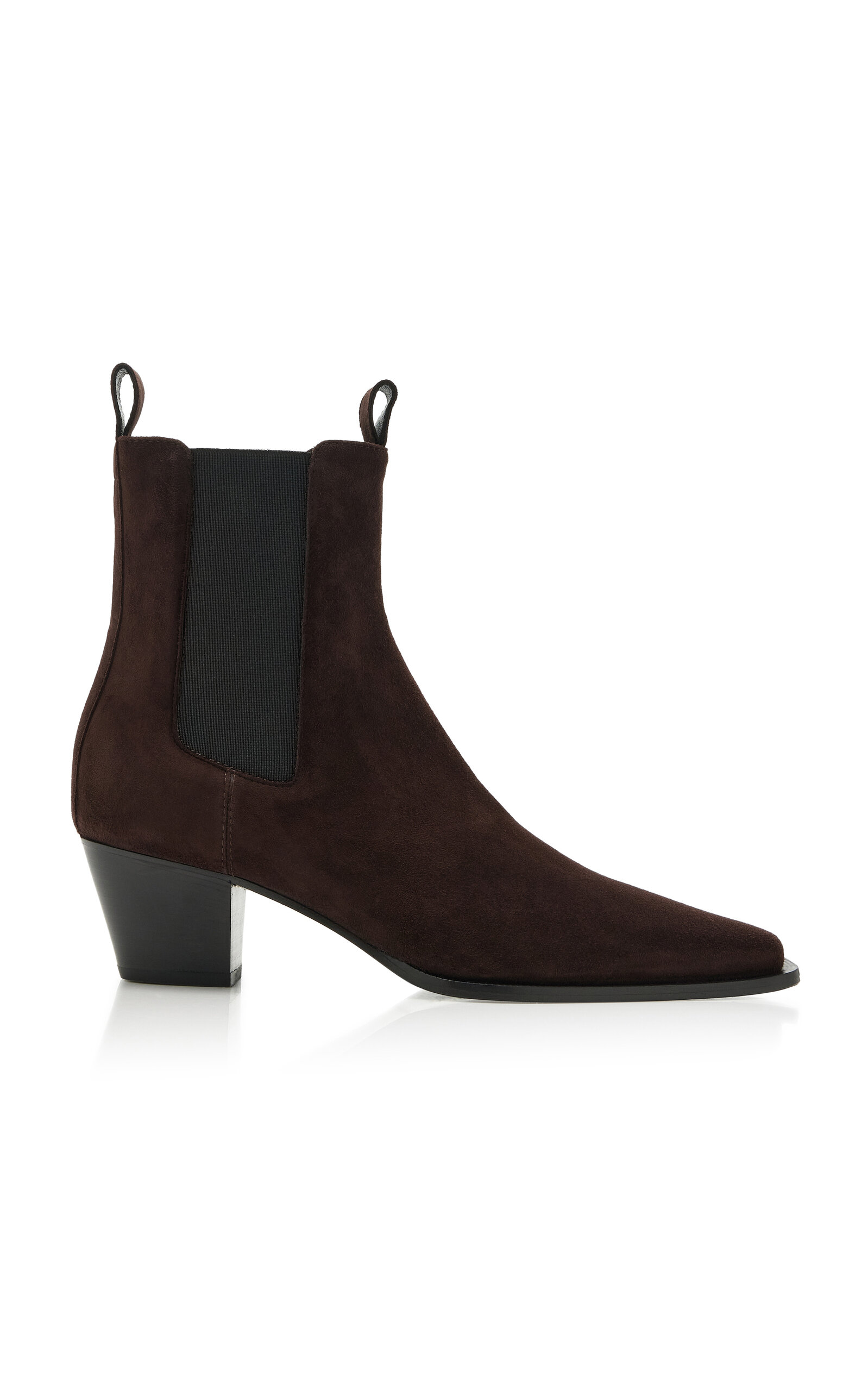 Totême Toteme The City 45 Suede Chelsea Boots In Animal Print