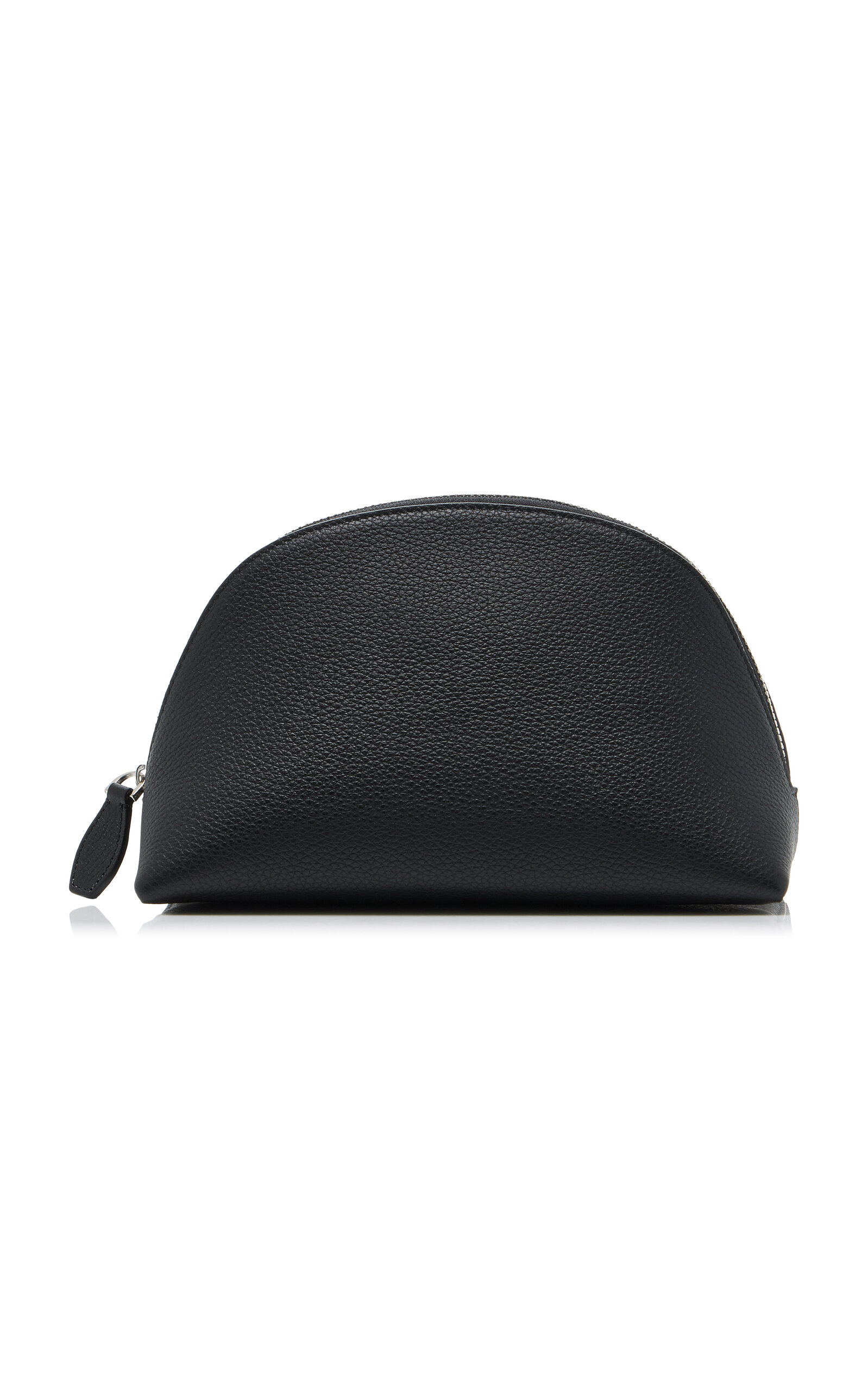 Totême Small Grained Leather Pouch In Black