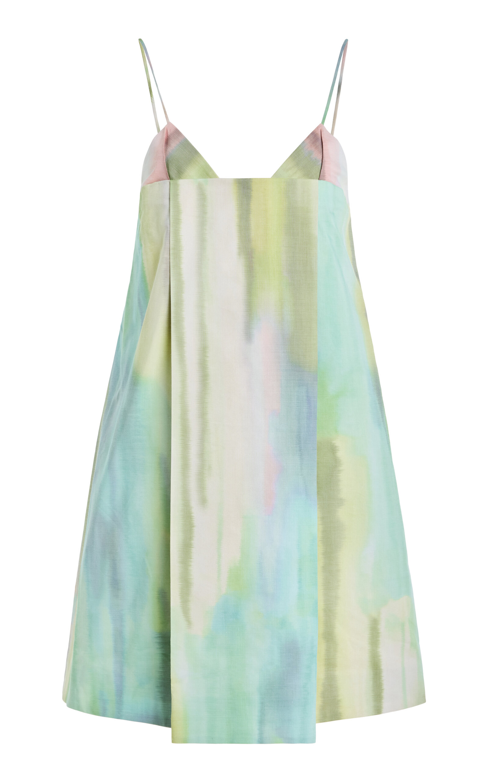 Alexis Astrid Printed Cotton-blend Mini Dress In Multi