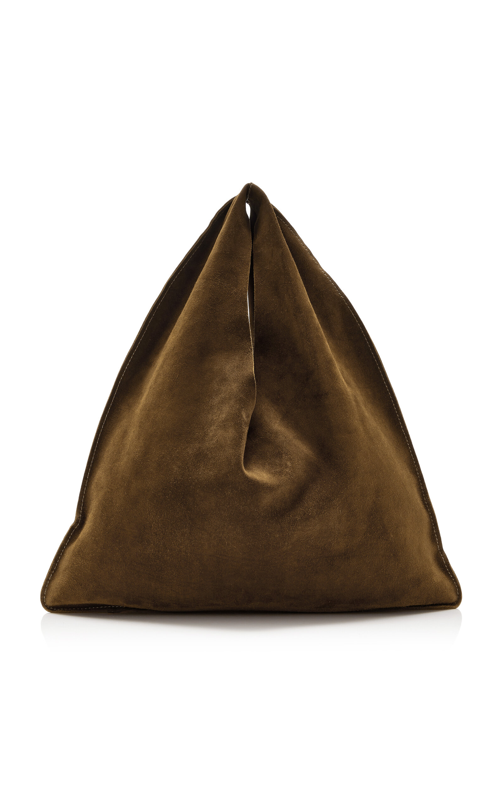 The Row Small Bindle Suede Bag