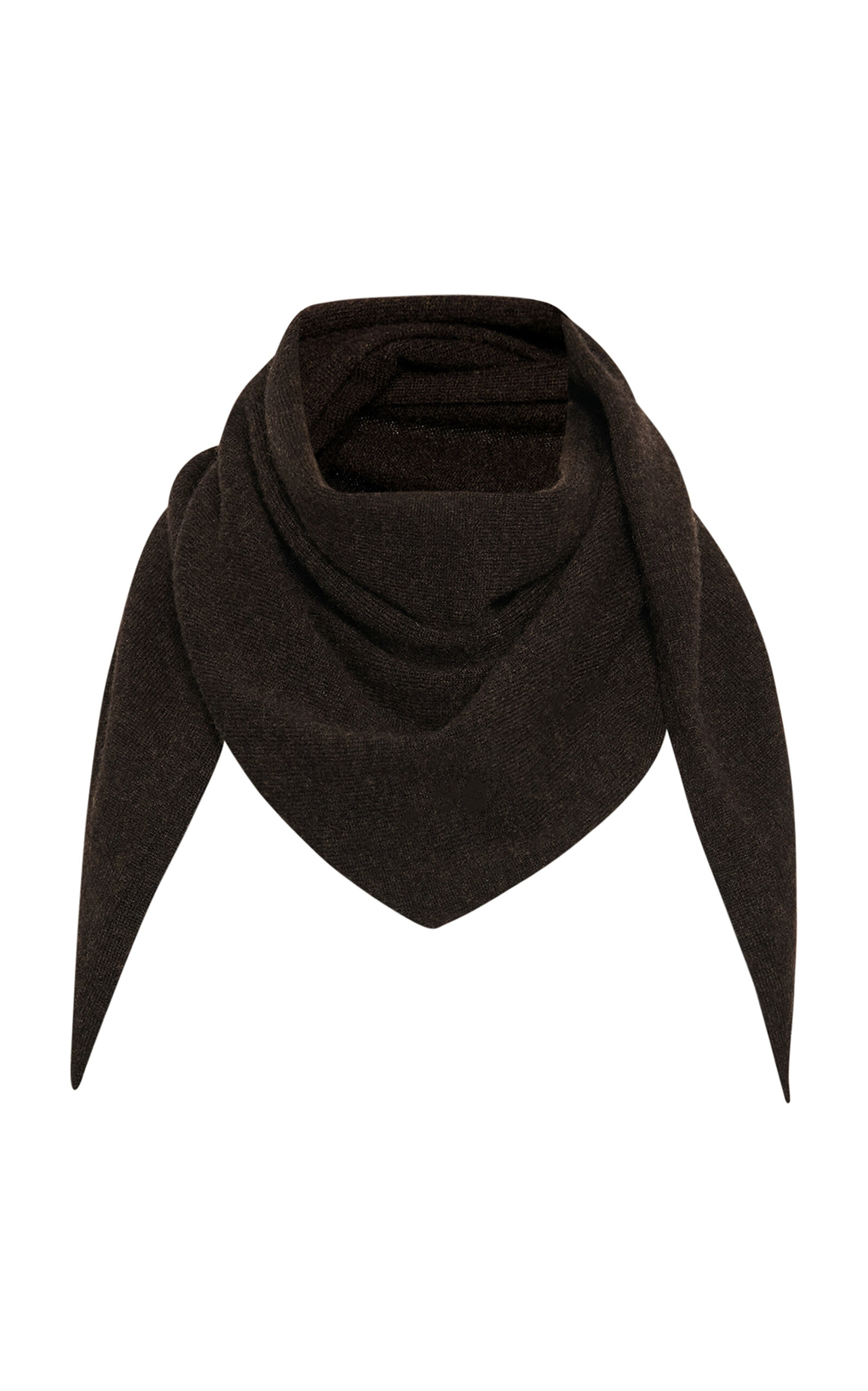 The Row Leomine Cashmere Scarf In Brown