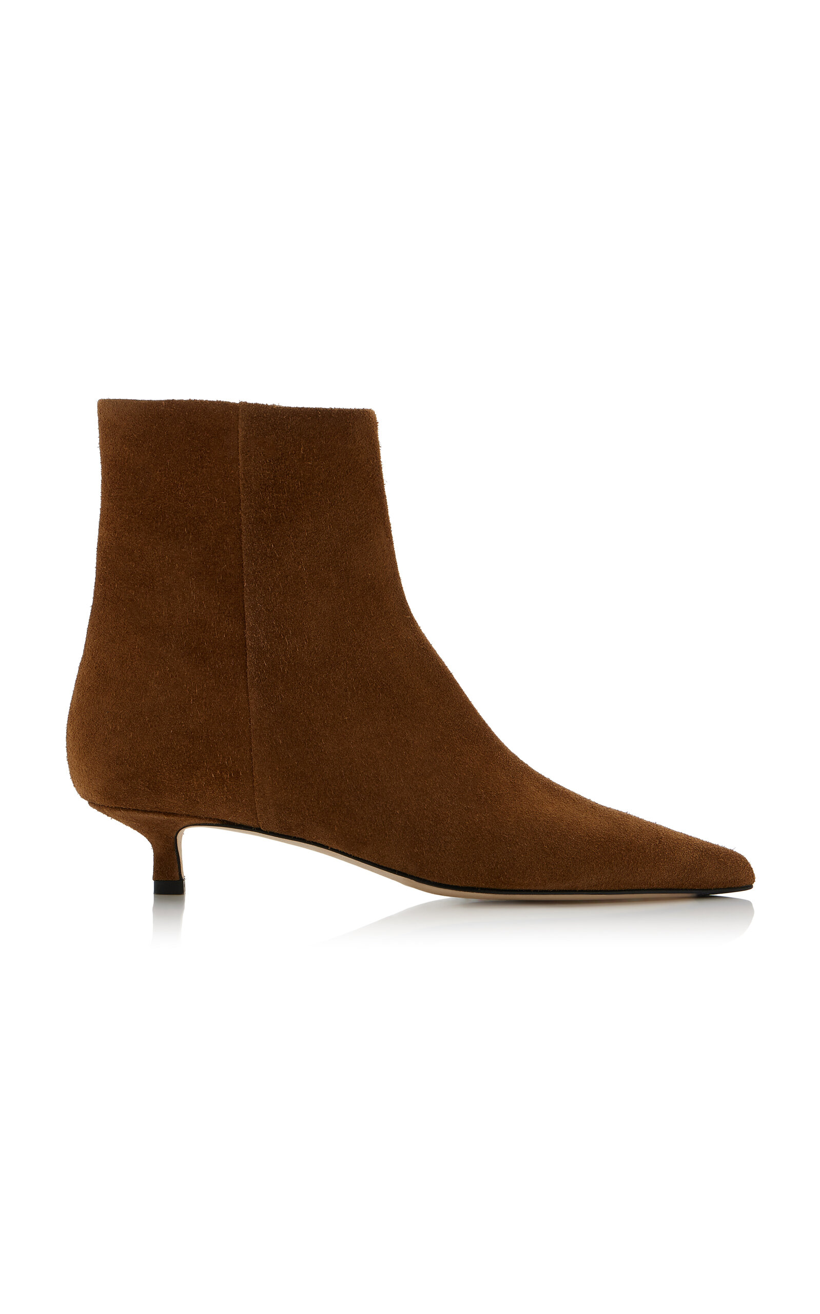 Aeyde Sofie Suede Ankle Boots In Brown