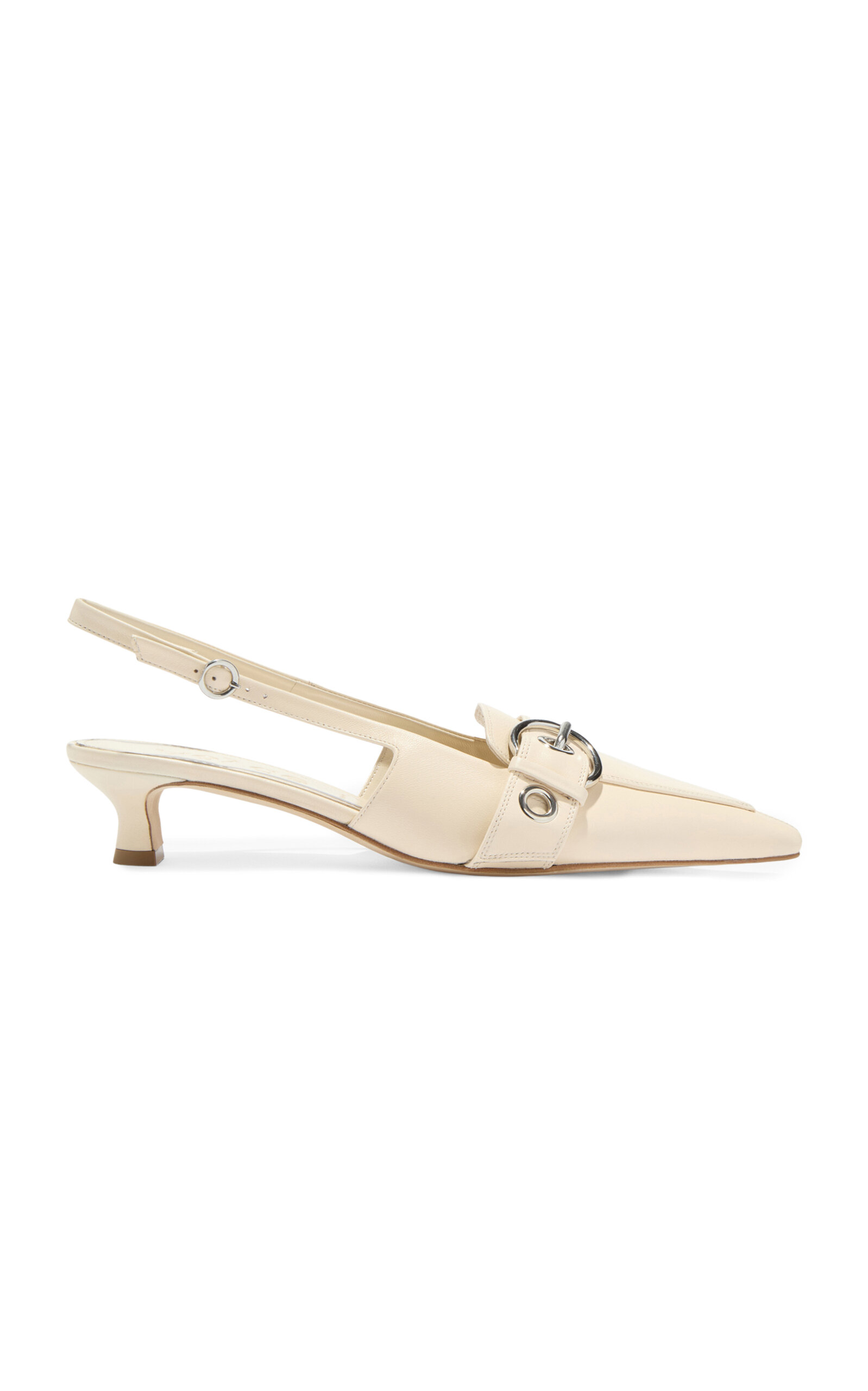 Aeyde Davina Leather Slingback Pumps