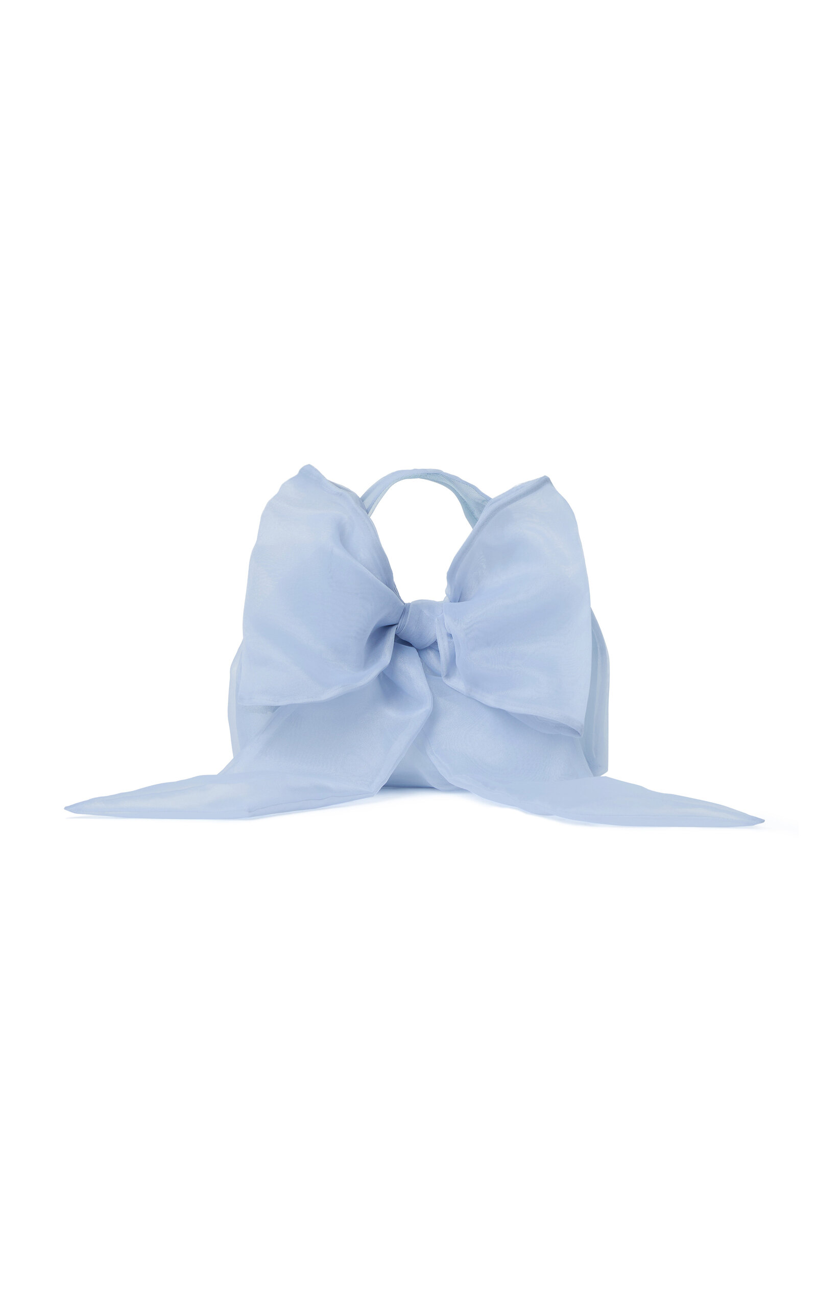 Bow-Detailed Sheer Clutch