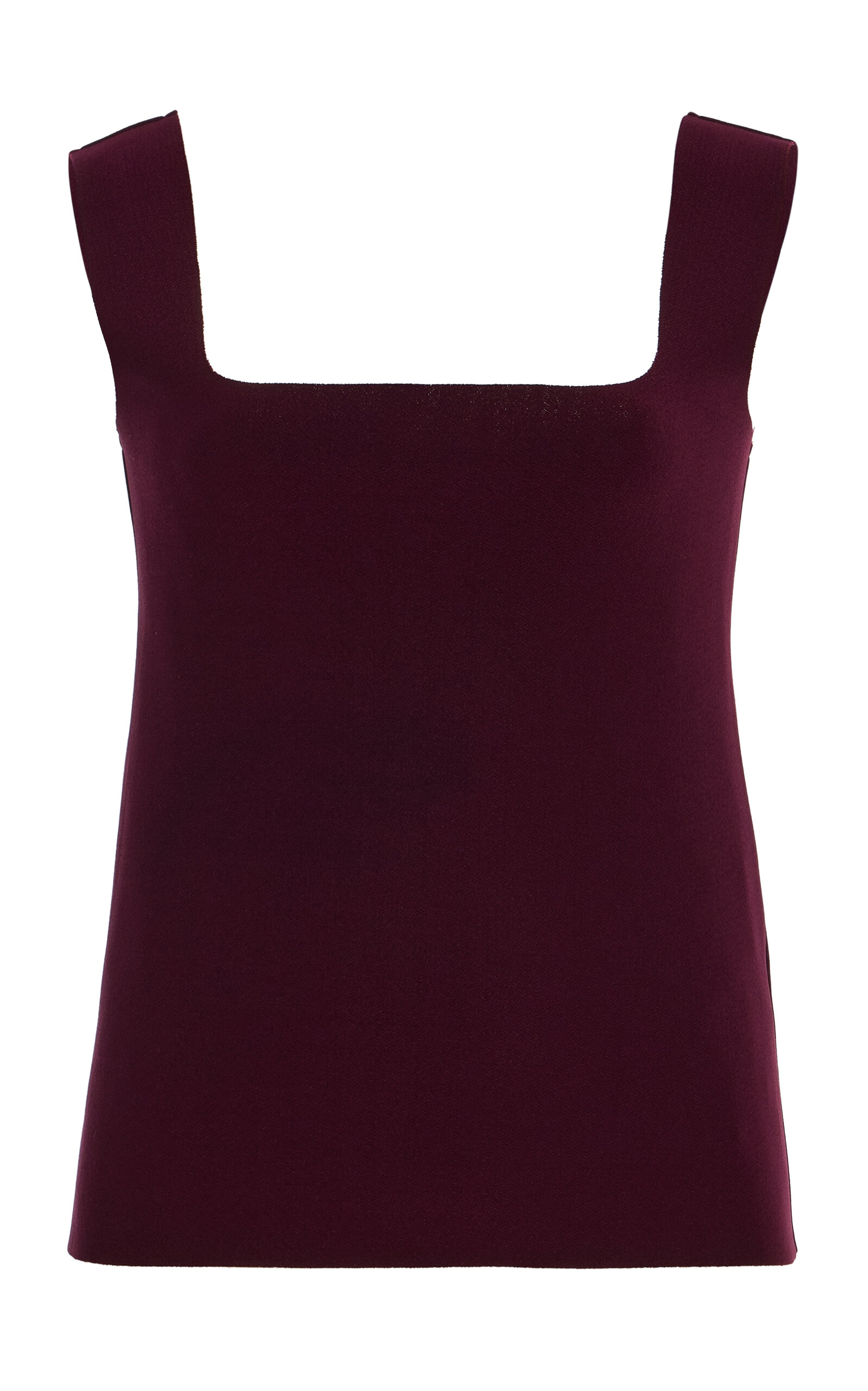 Birrot Sleeveless Top In Burgundy