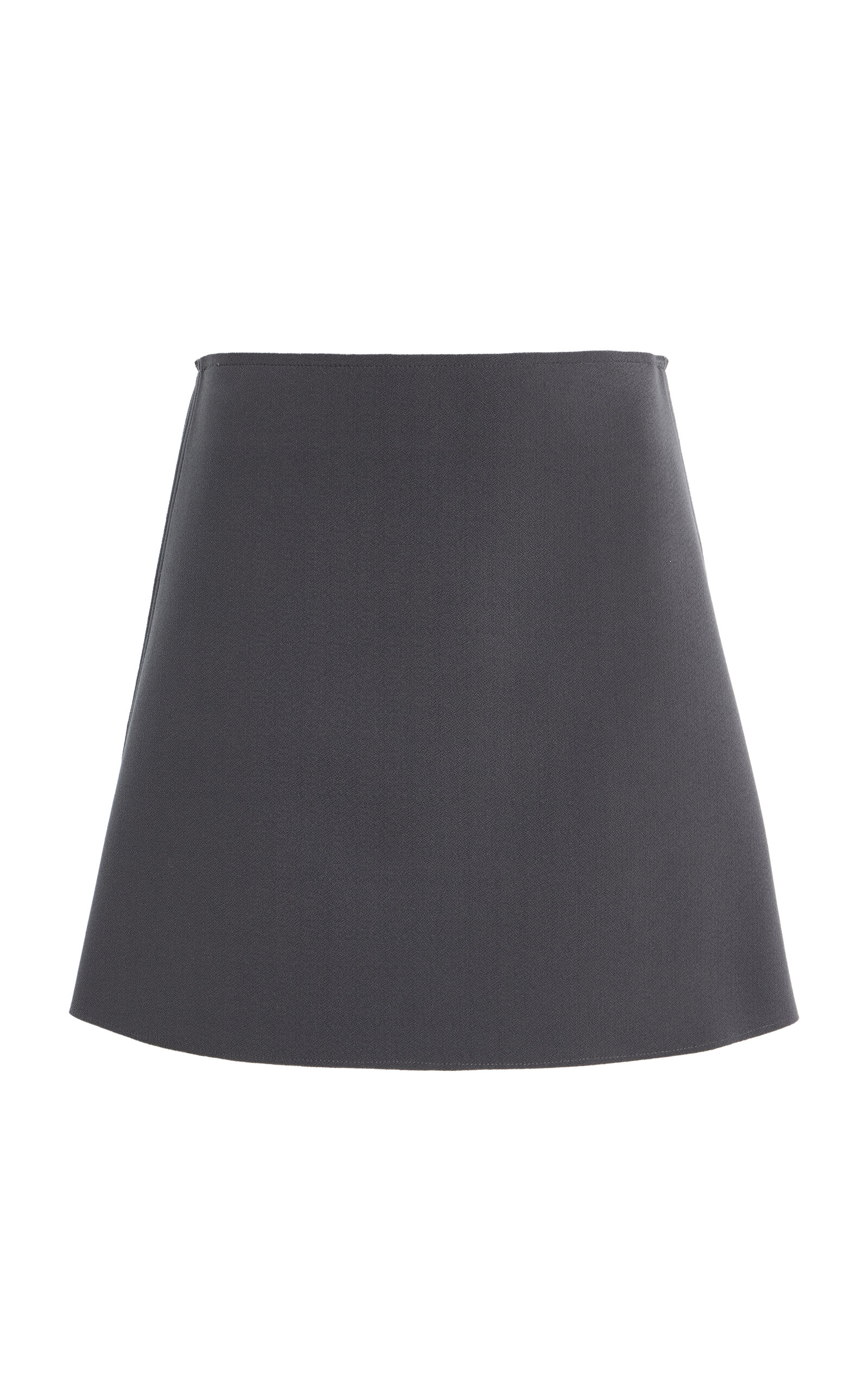 Birrot A-line Mini Skirt In Gray