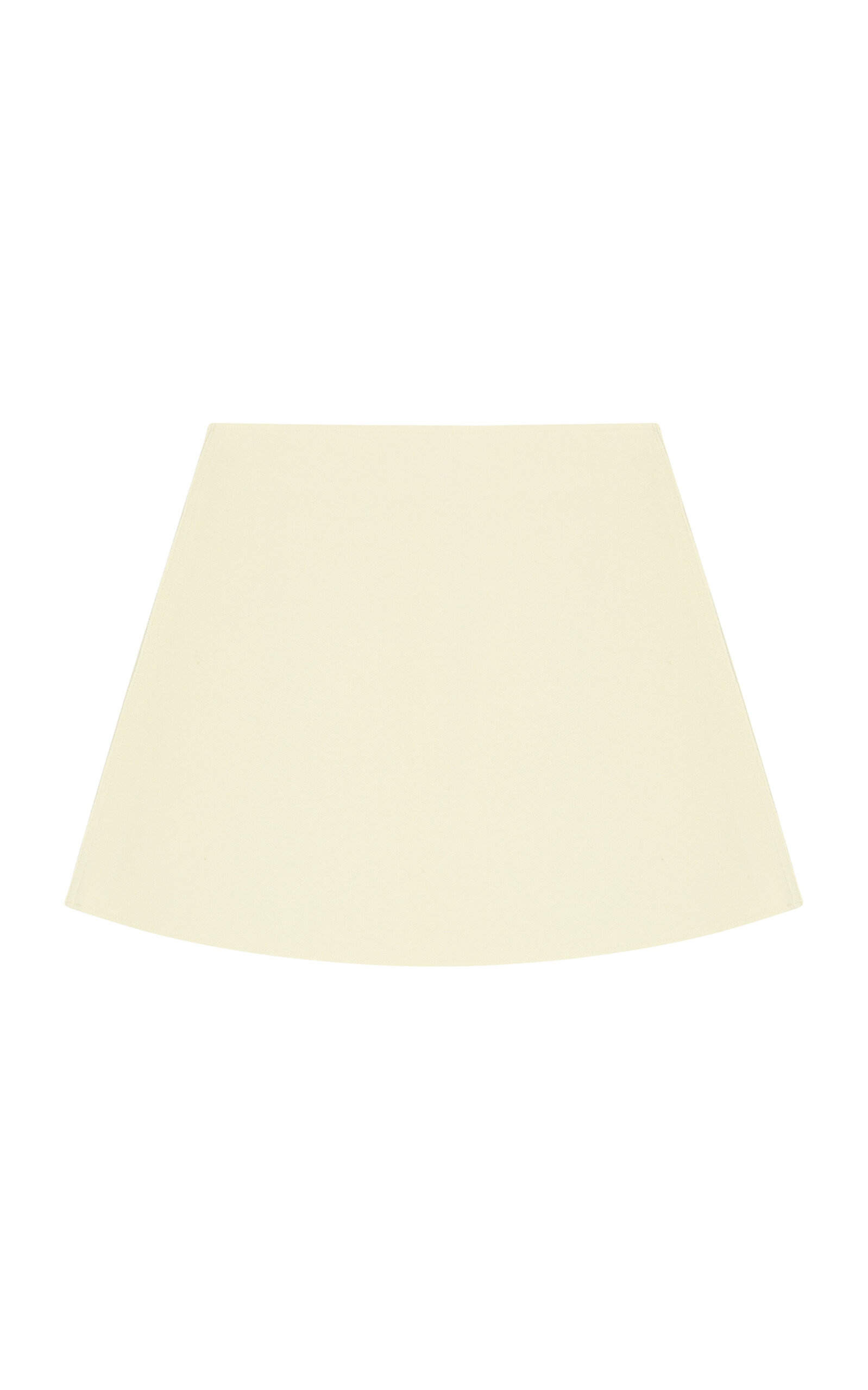 Birrot A-line Mini Skirt In White