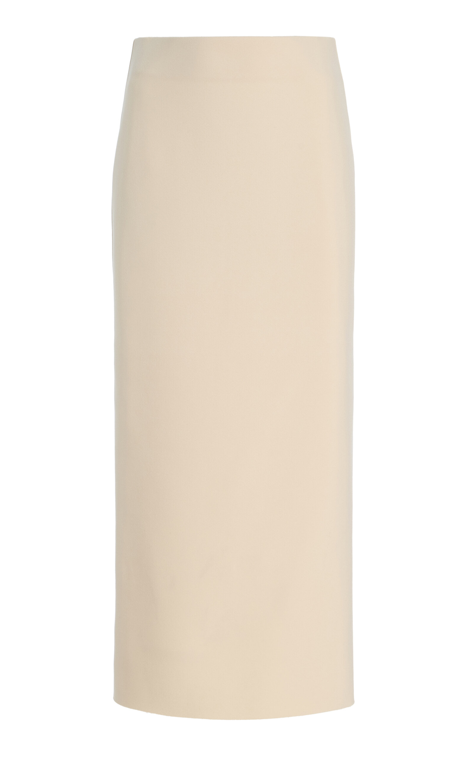 Birrot High Waist Maxi Skirt In White