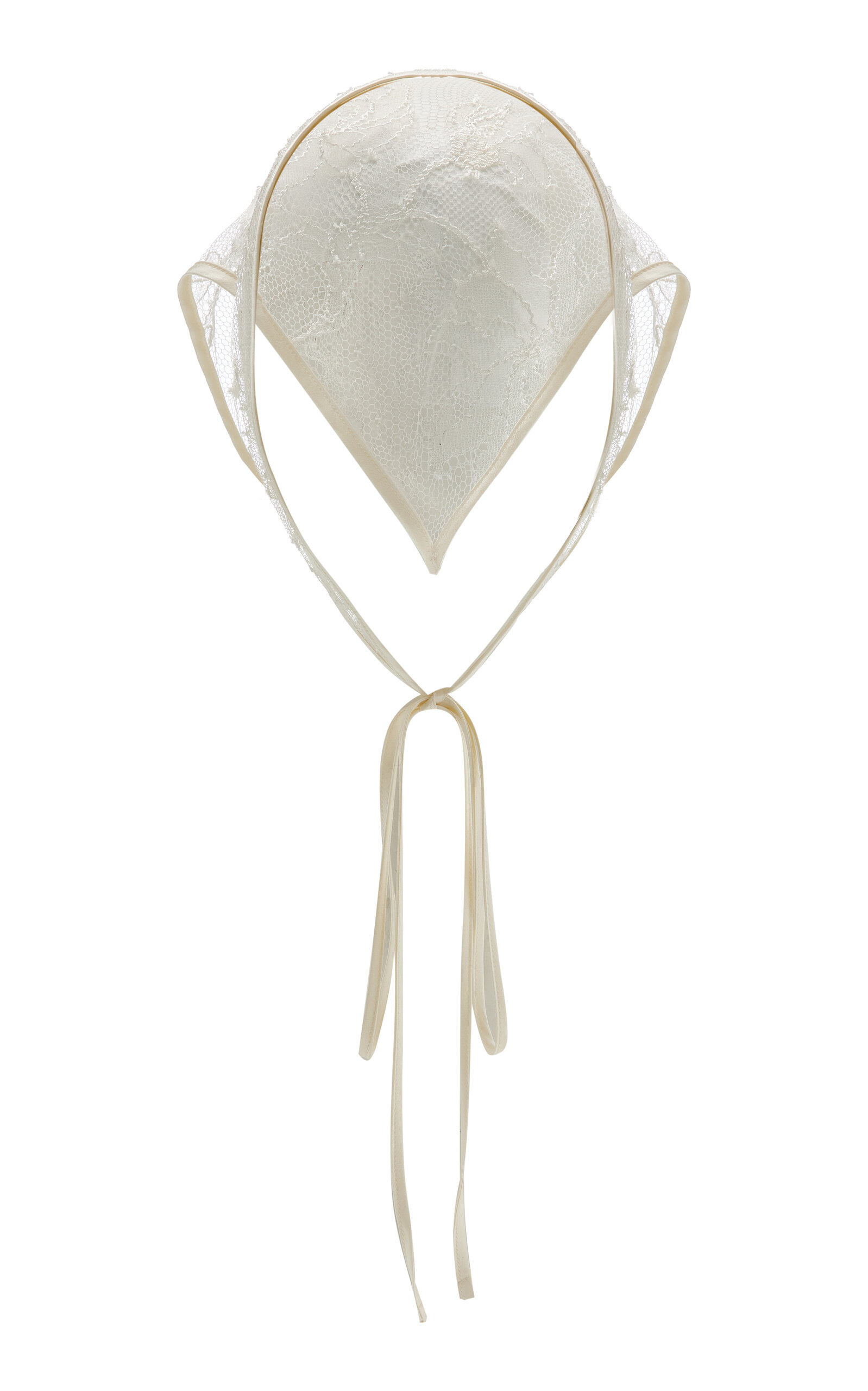 Lelet Ny Isla Cotton Lace Bandana In White