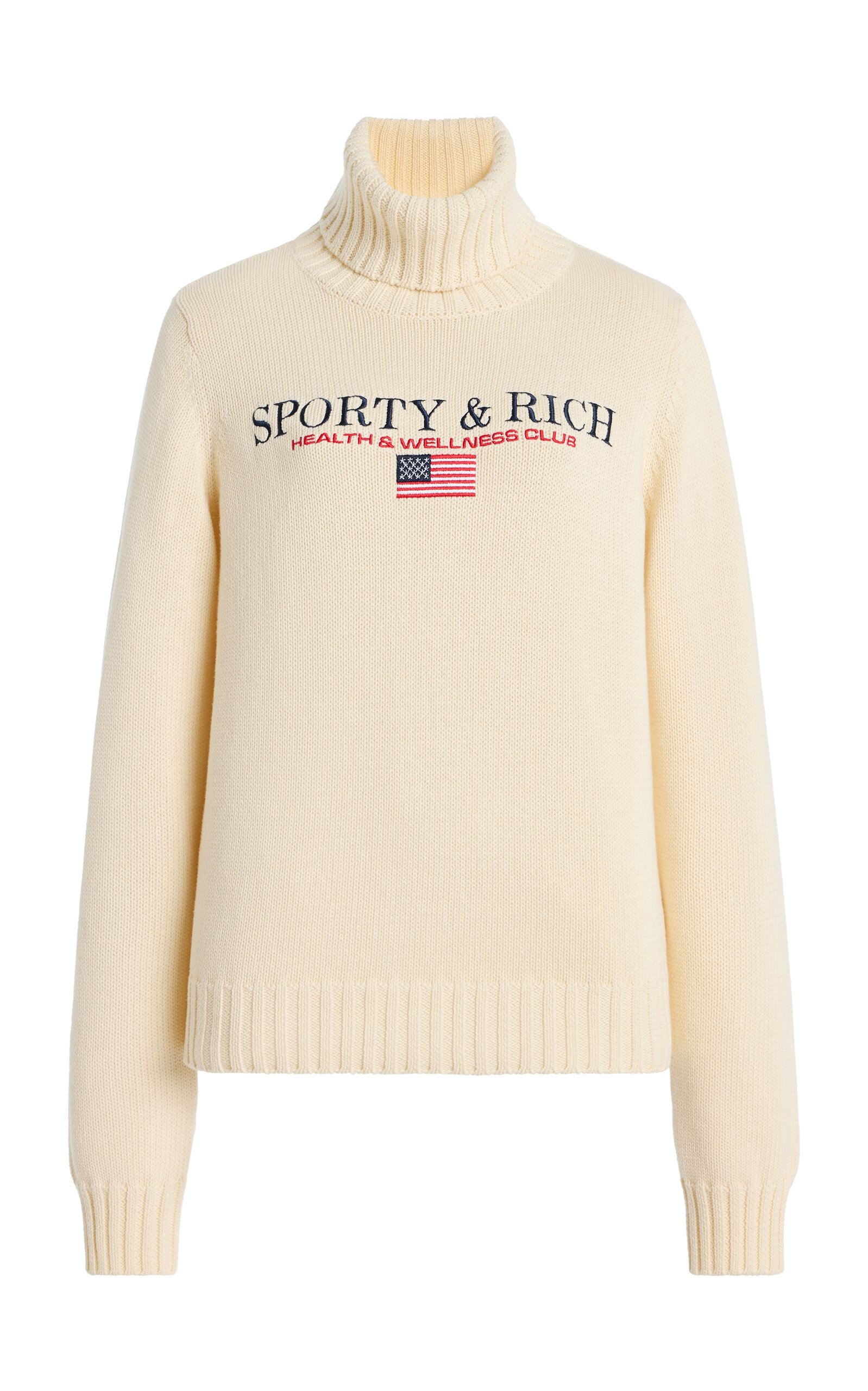 Sporty & Rich Nautical Knitted Cotton Sweater