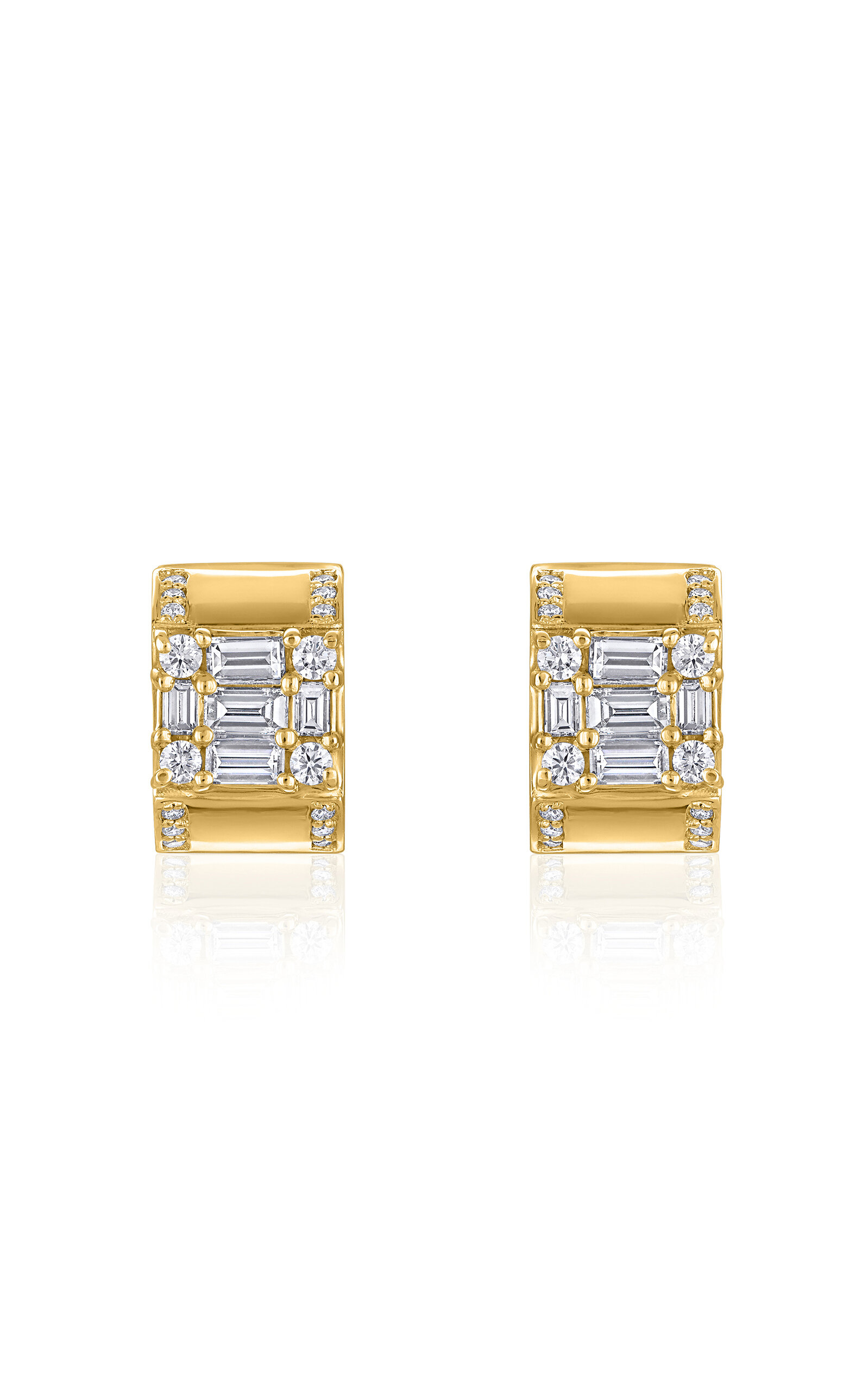 Clarity Lovers 18K Gold Diamond Earrings