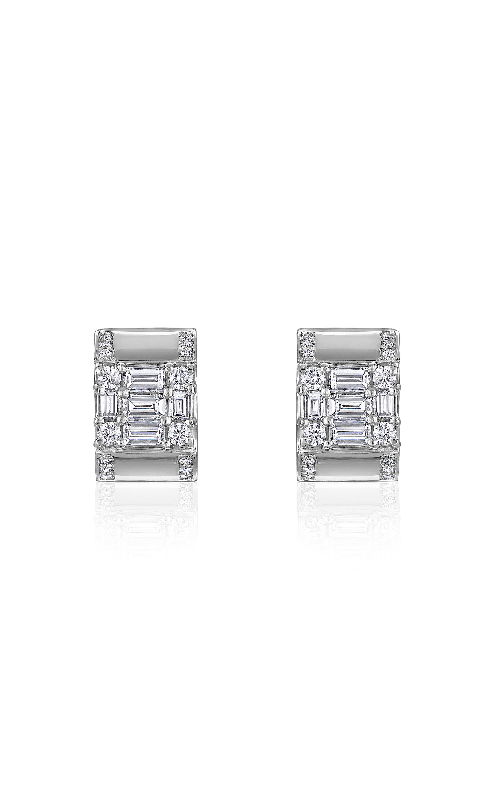 Clarity Lovers 18K Gold Diamond Earrings