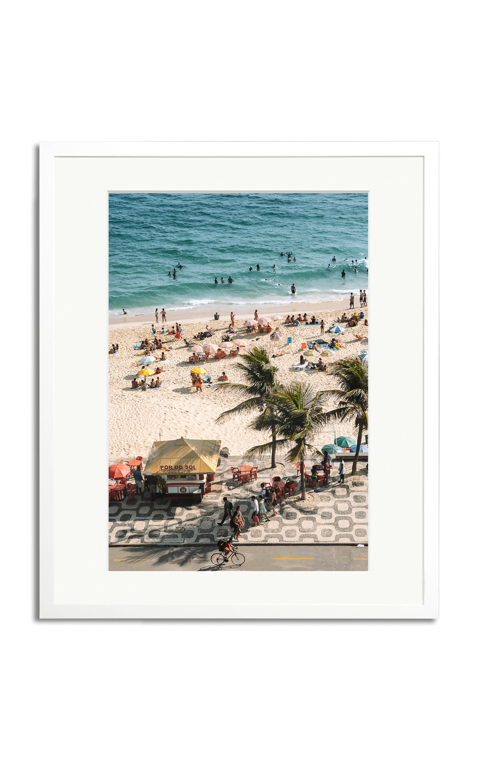 Sonic Editions Exclusive Ipanema Beach Affair Framed Photography Print - Multi