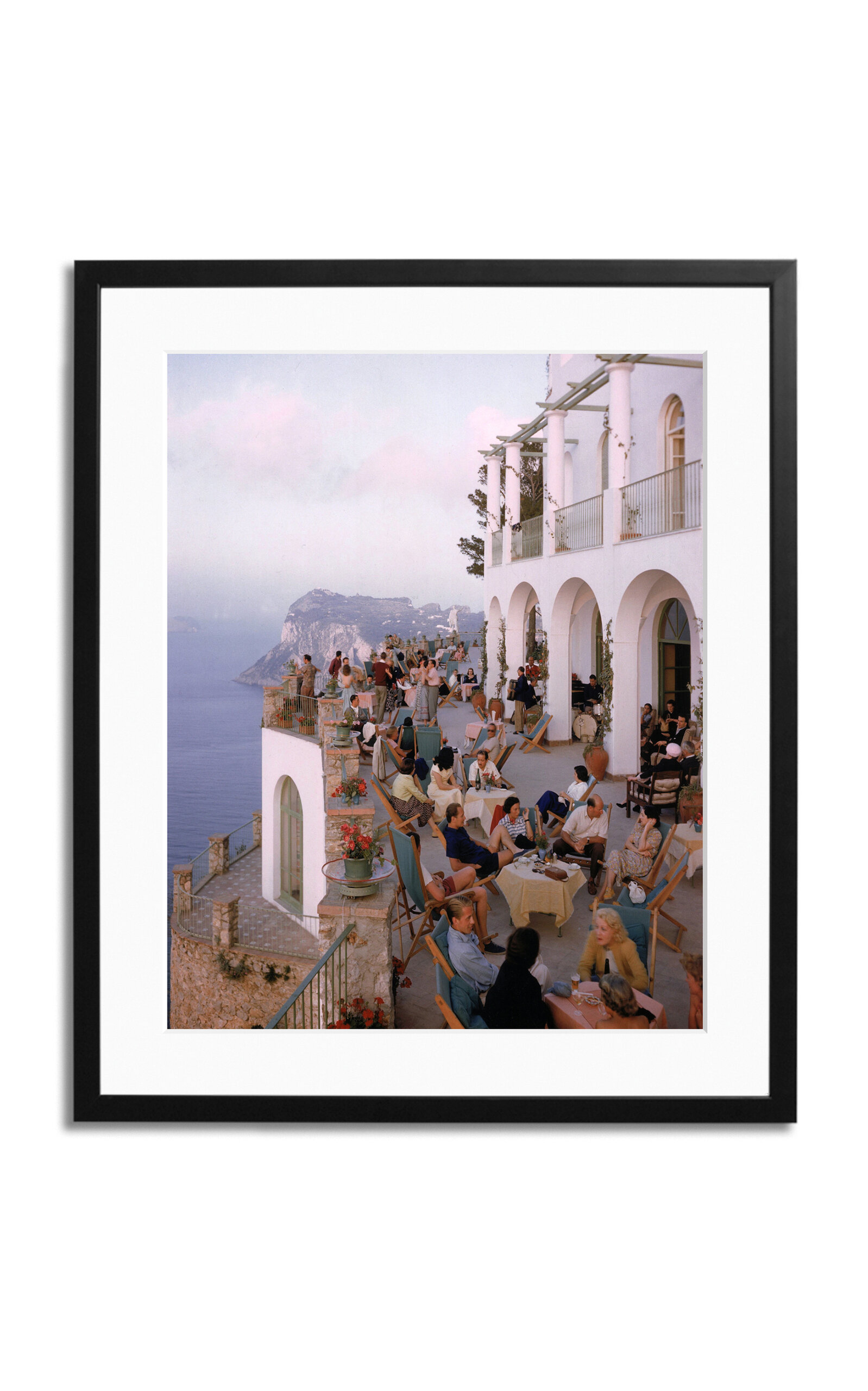 Sonic Editions Exclusive Capri Cafe Framed Photography Print - Multi