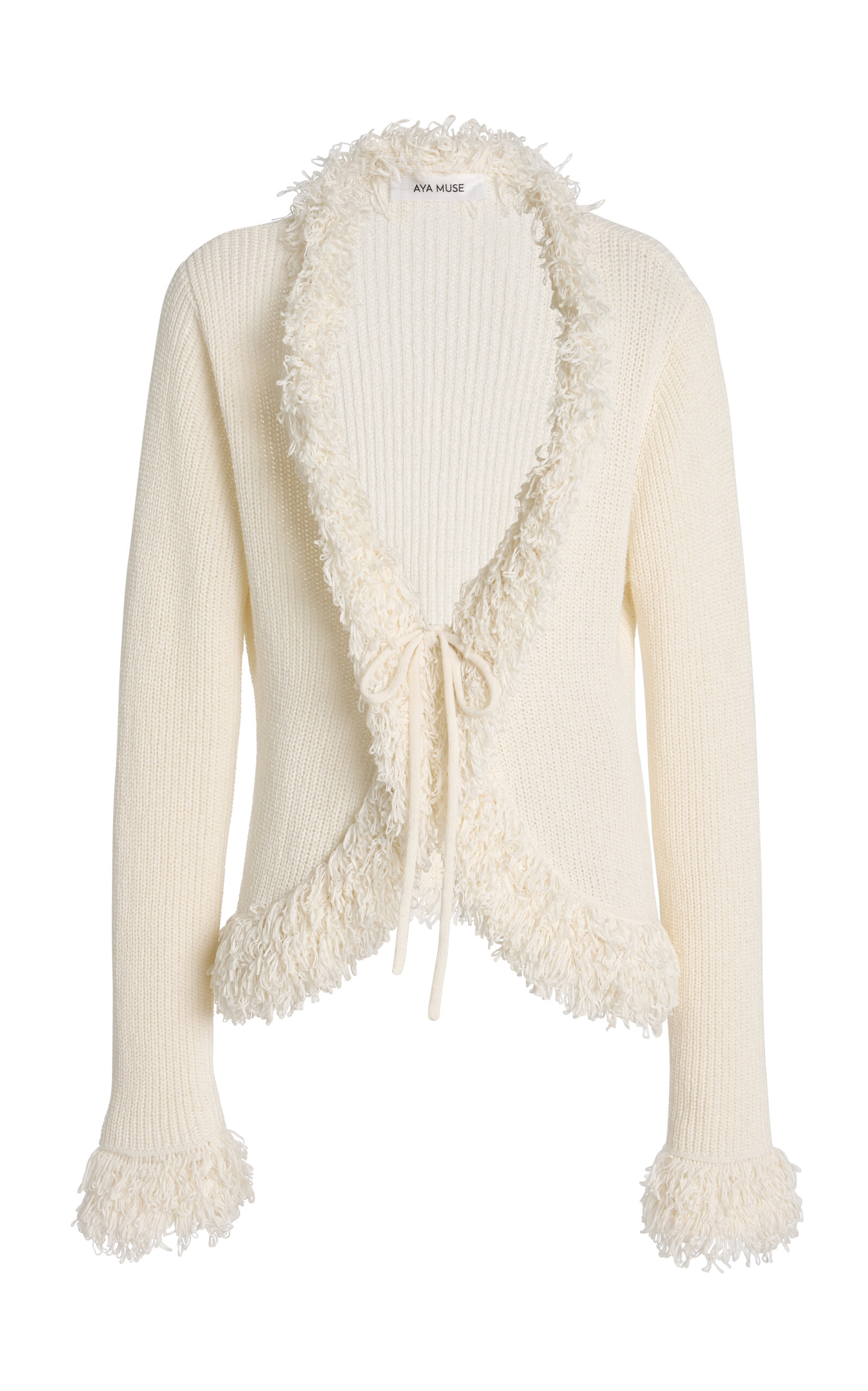 Aya Muse Mello Fringed Cardigan
