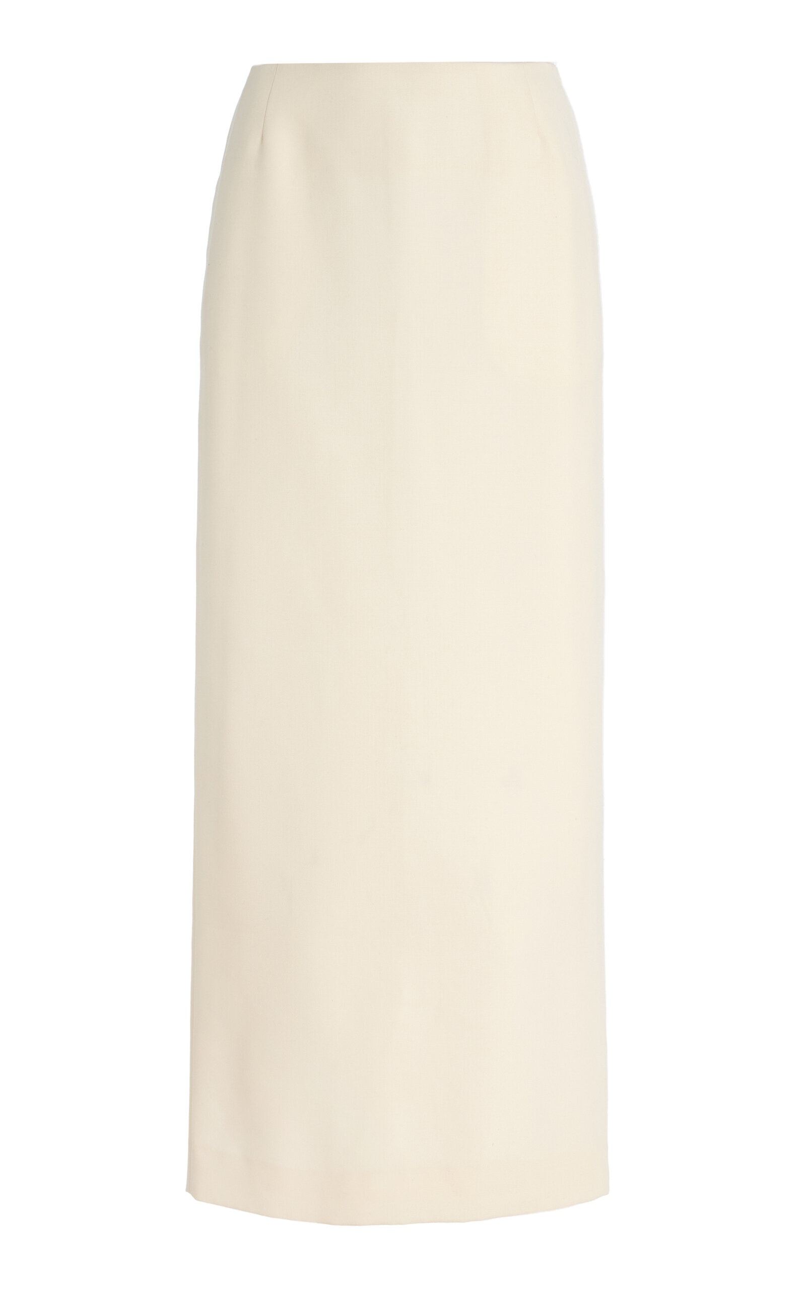 Totême Wool Maxi Skirt In White