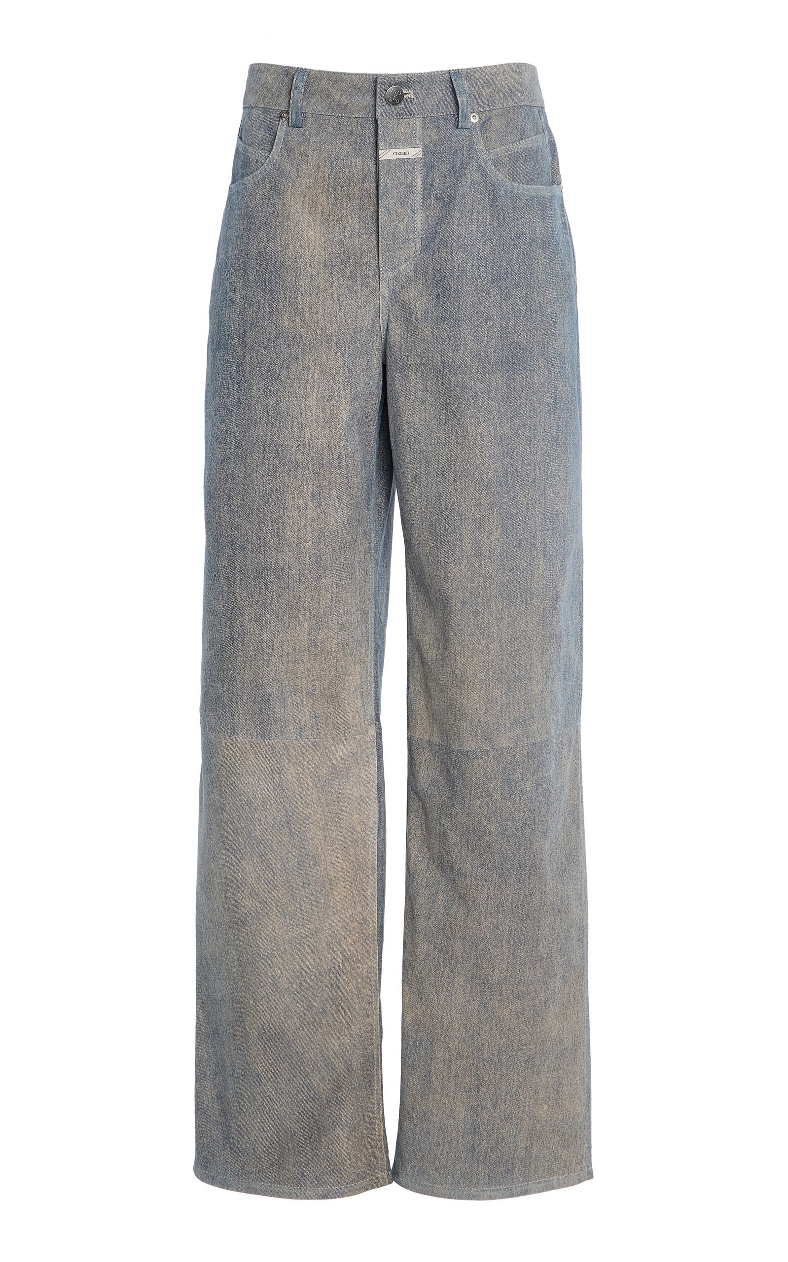 CLOSED Nikka Denim-Printed Suede
