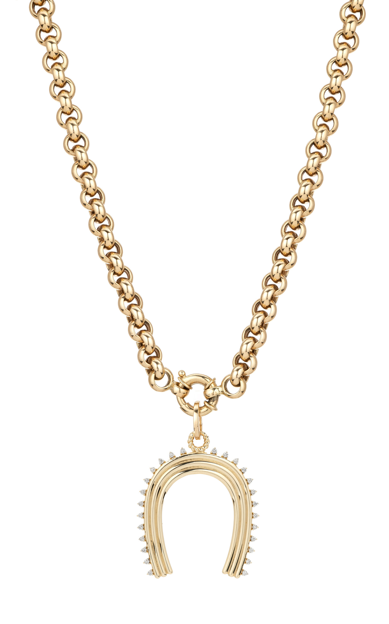 Adina Reyter 14k Yellow Gold Diamond Necklace In Gold