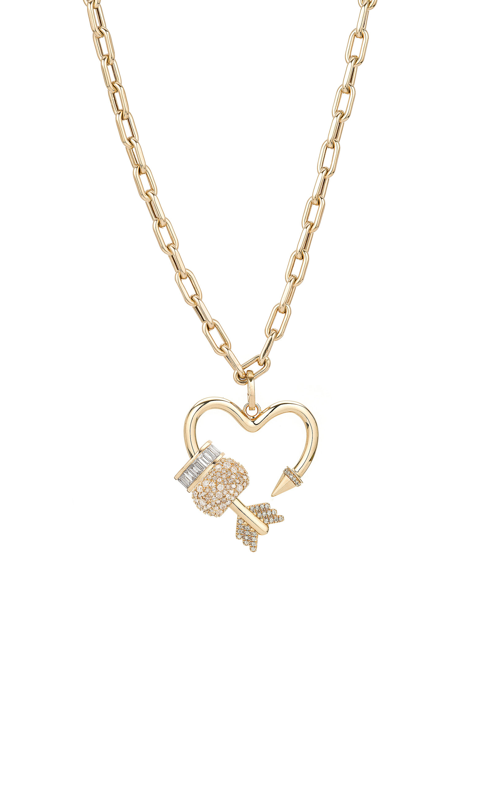Adina Reyter 14k Yellow Gold Diamond Necklace In Gold