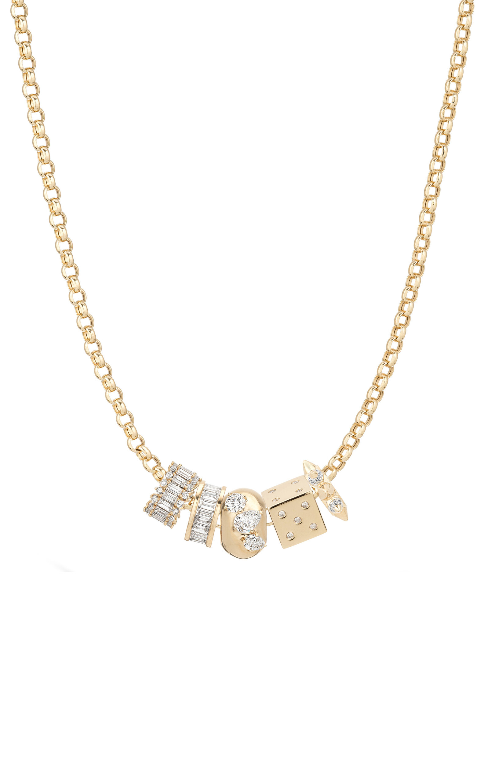 Adina Reyter - 14K Yellow Gold Diamond Necklace - Gold - OS - Moda Operandi - Gifts For Her